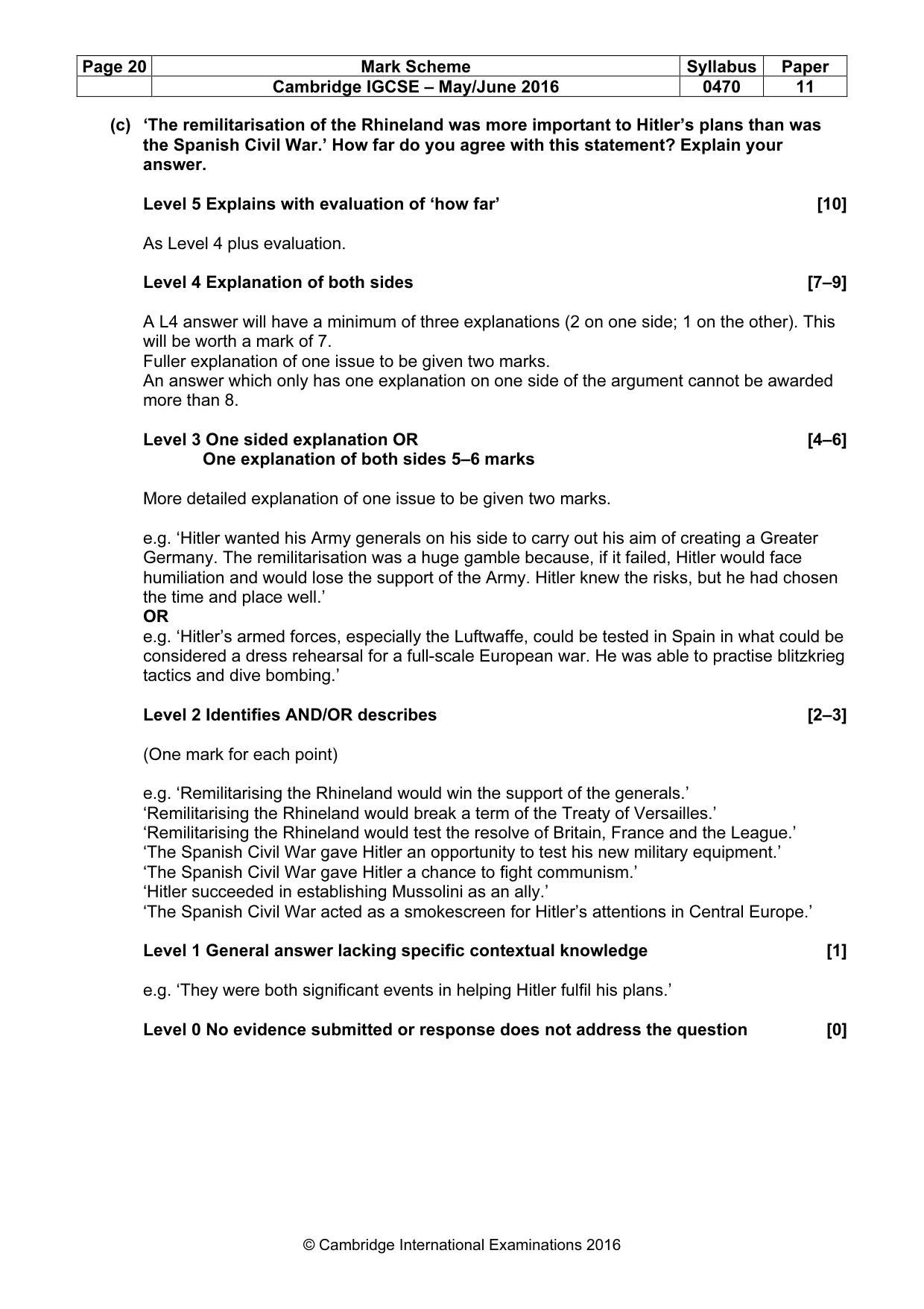 Mark scheme, page 20 of 68