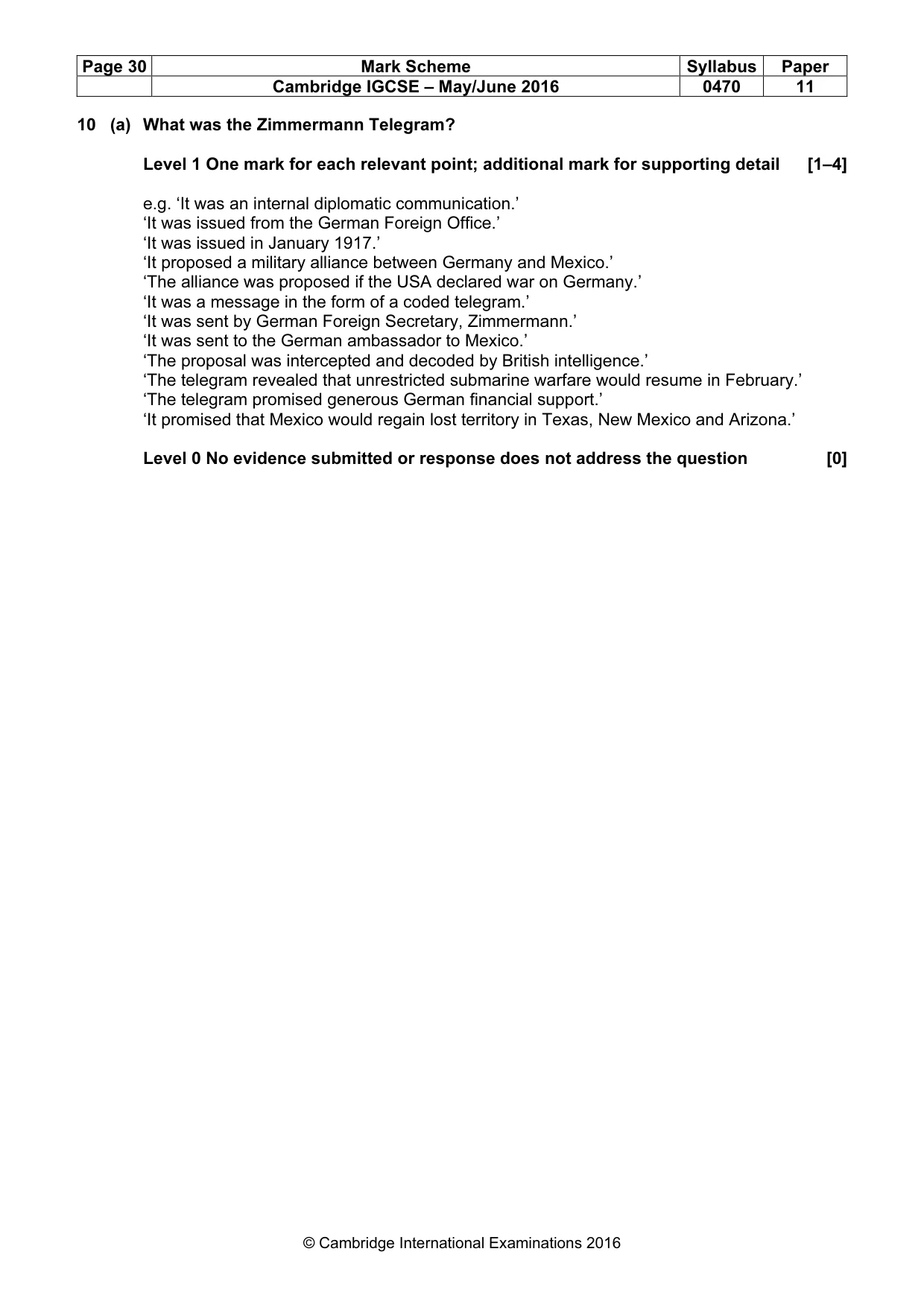 Mark scheme, page 30 of 68