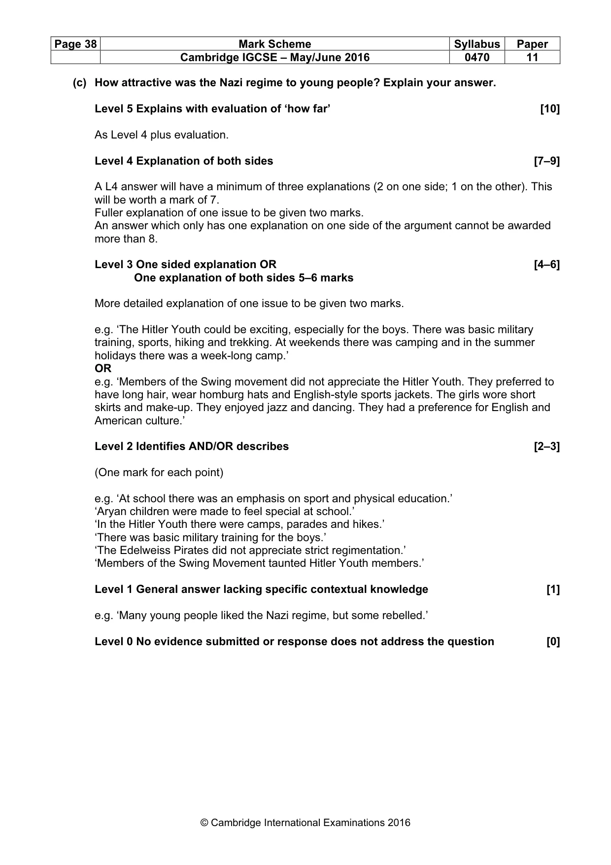 Mark scheme, page 38 of 68