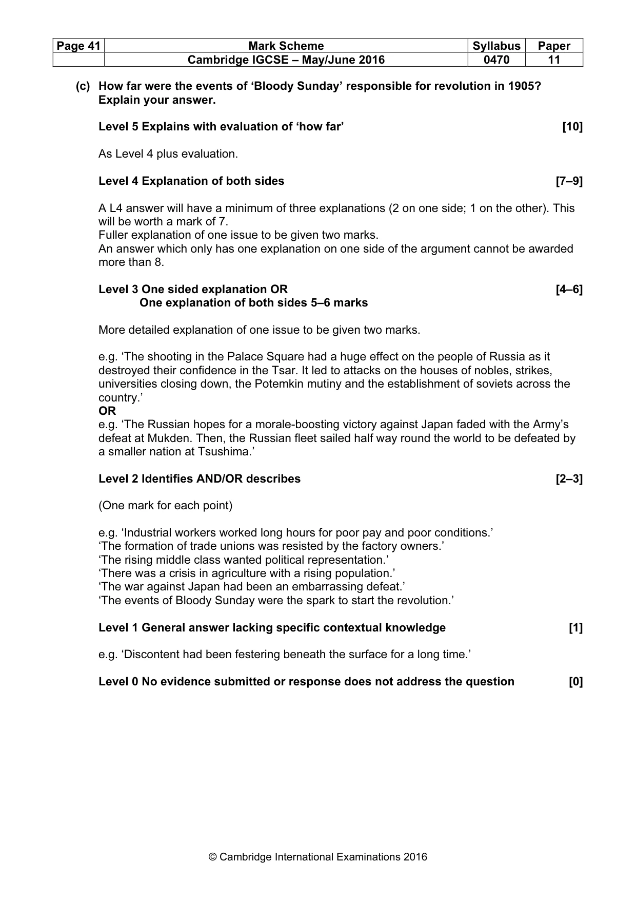 Mark scheme, page 41 of 68
