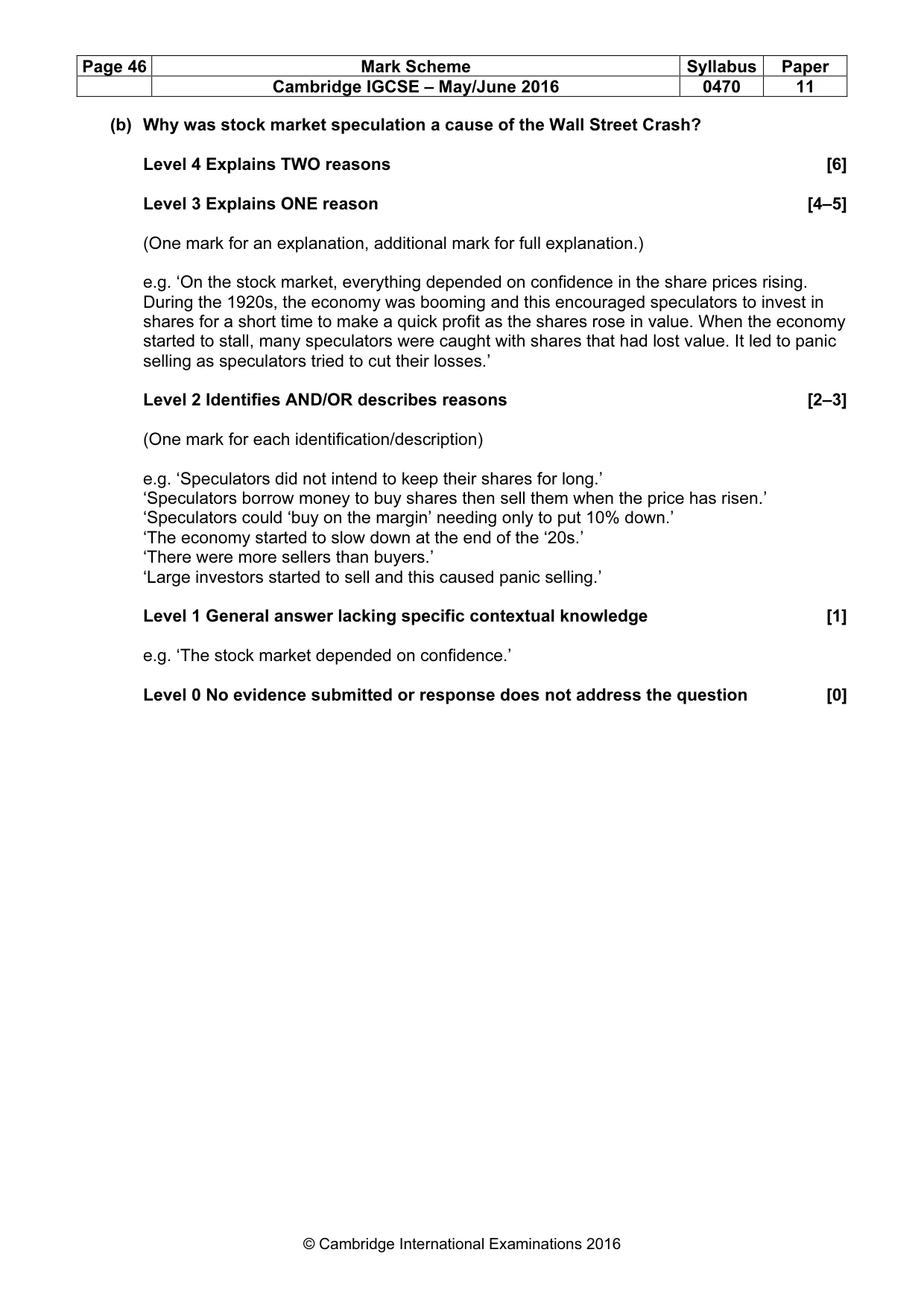 Mark scheme, page 46 of 68