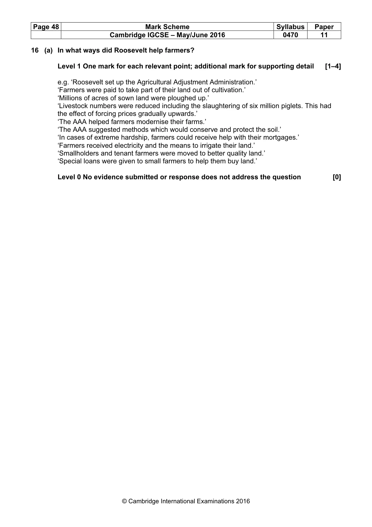 Mark scheme, page 48 of 68