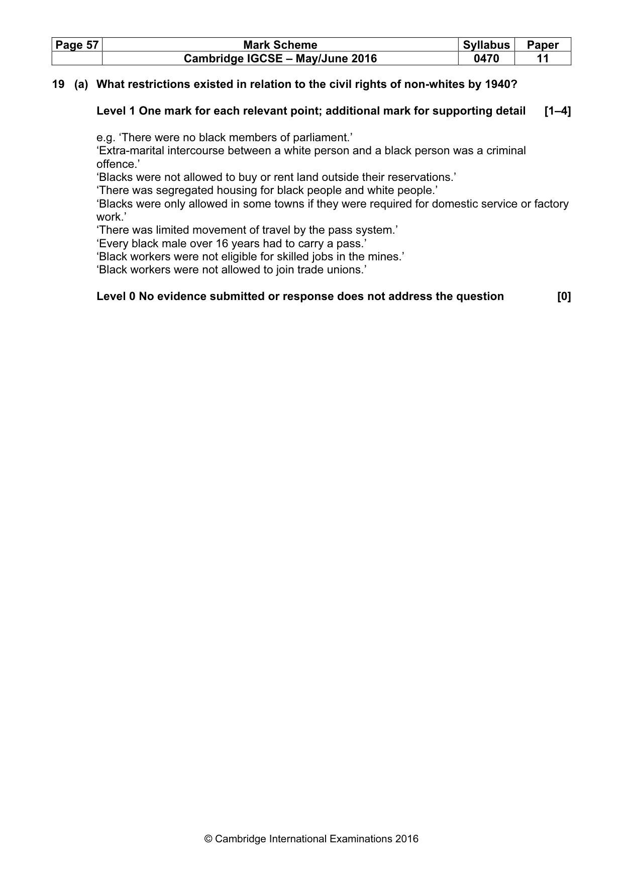 Mark scheme, page 57 of 68