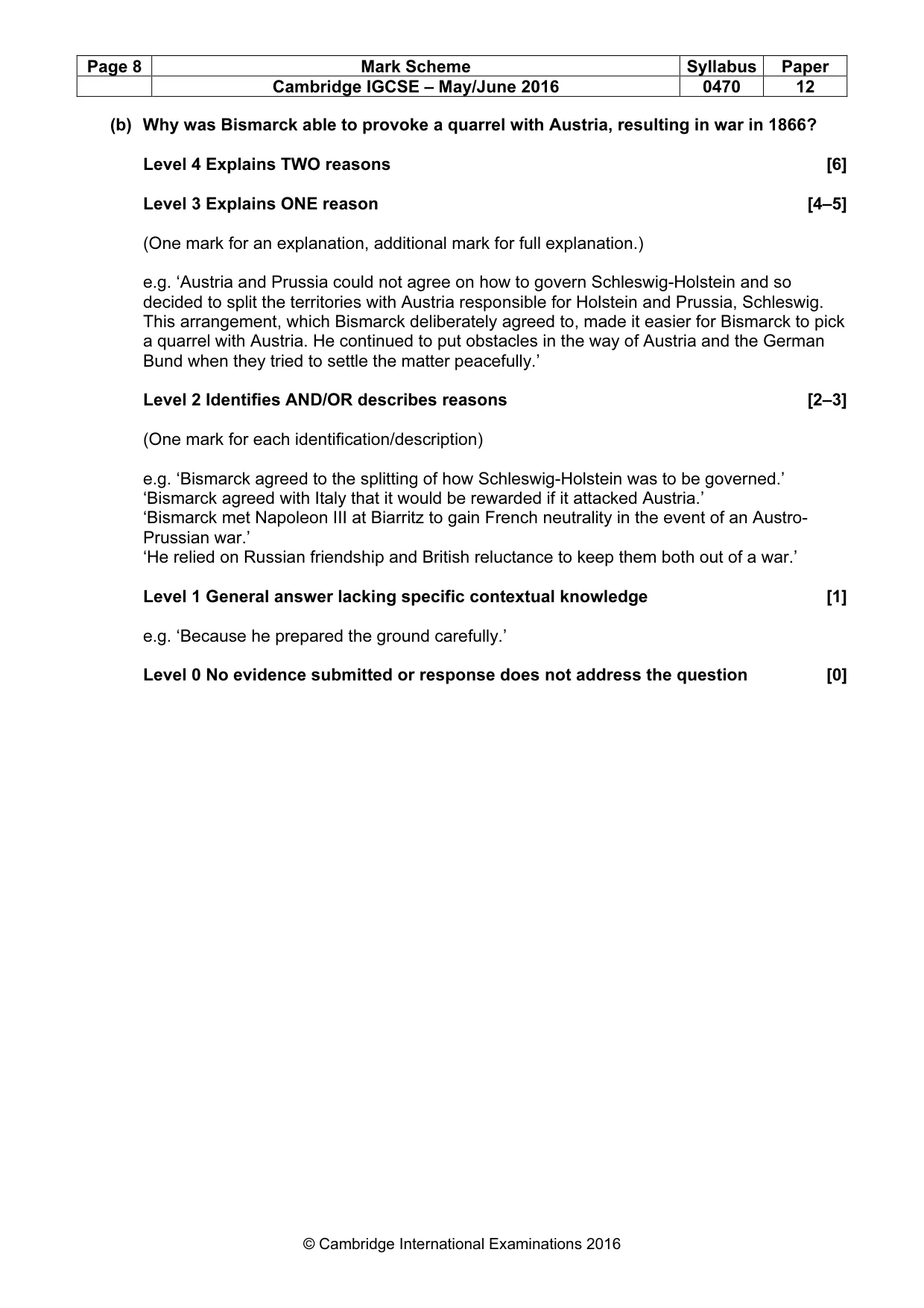 Mark scheme, page 8 of 71