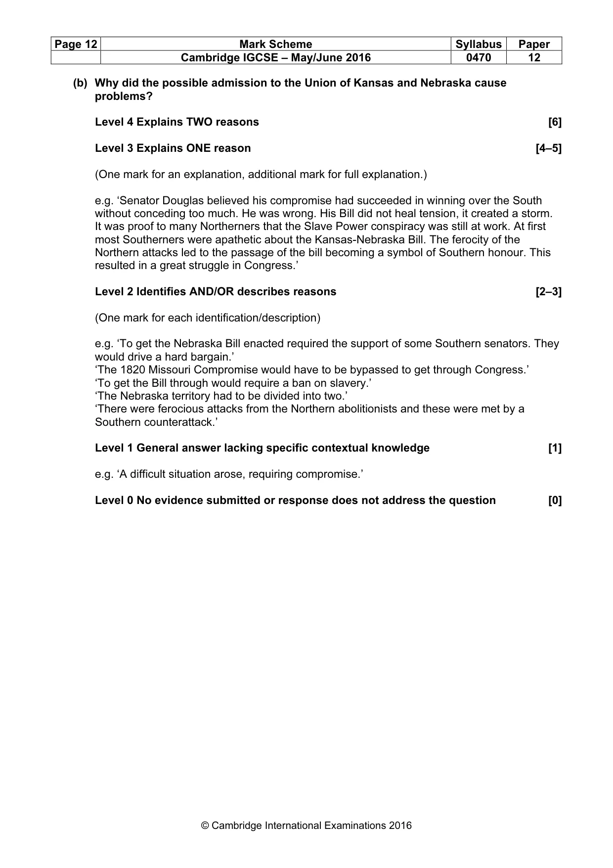 Mark scheme, page 12 of 71