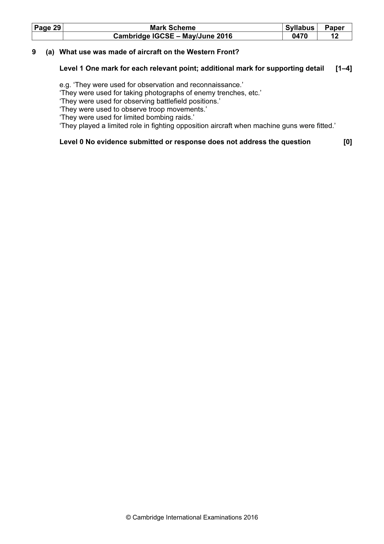 Mark scheme, page 29 of 71
