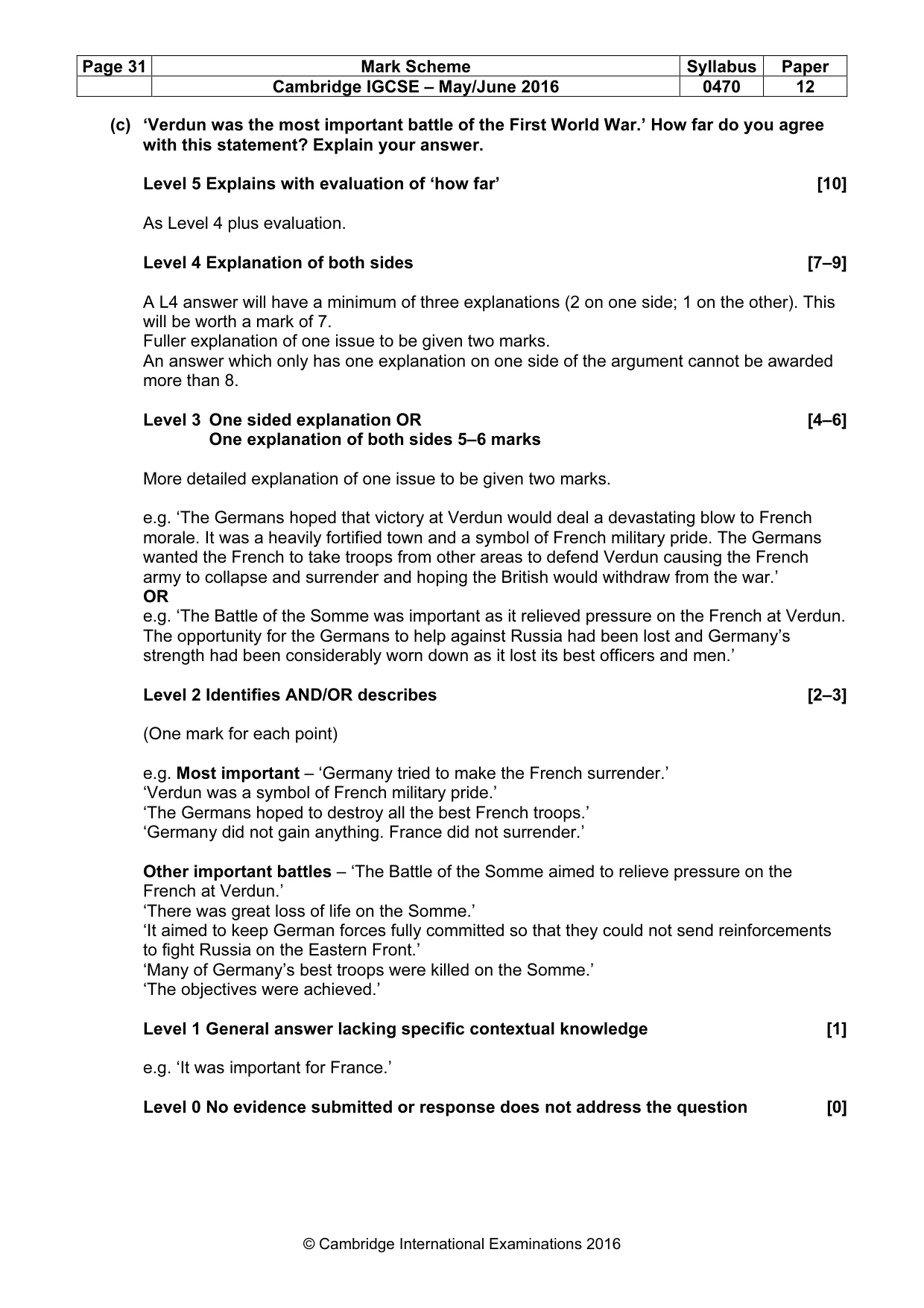 Mark scheme, page 31 of 71