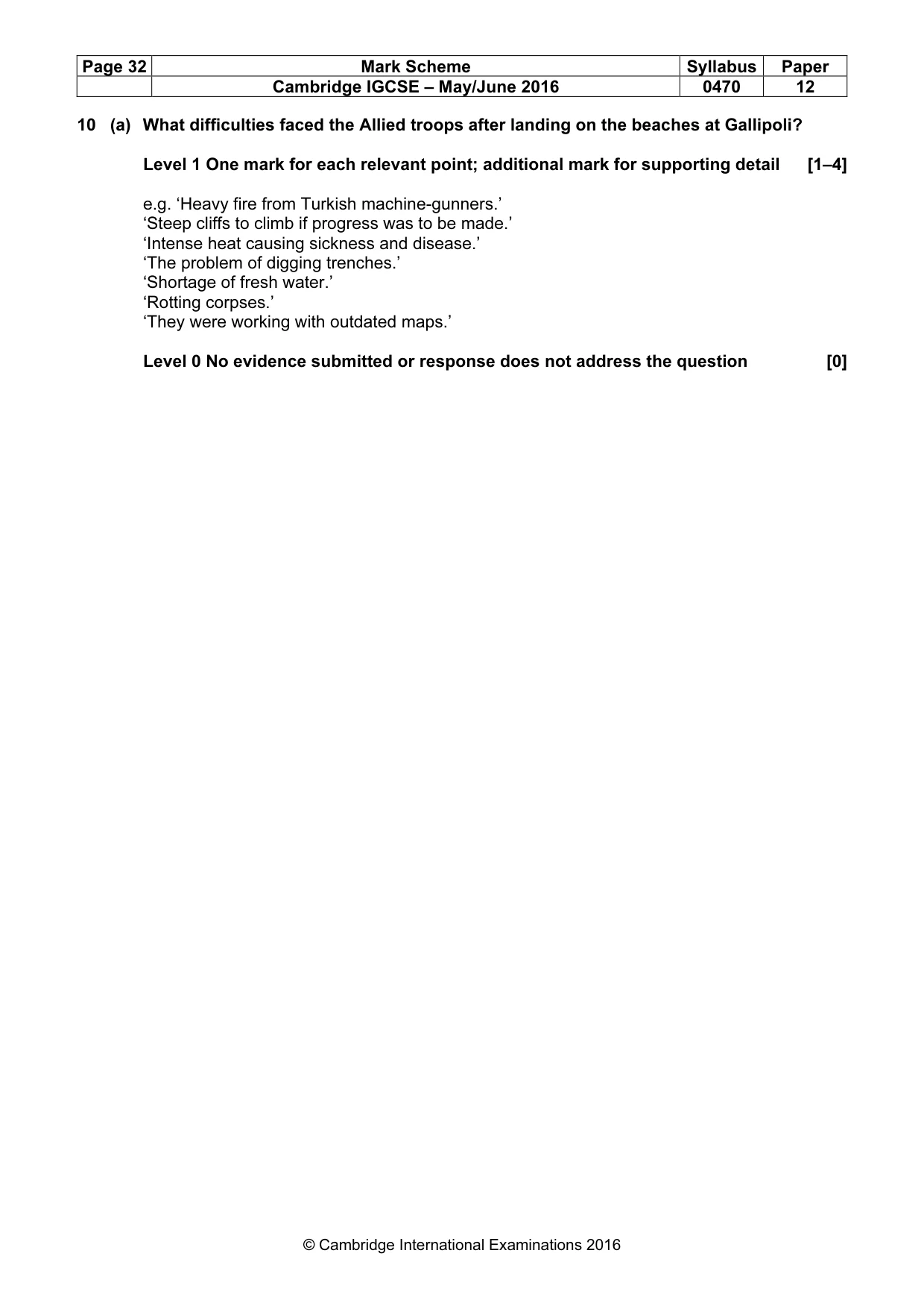 Mark scheme, page 32 of 71