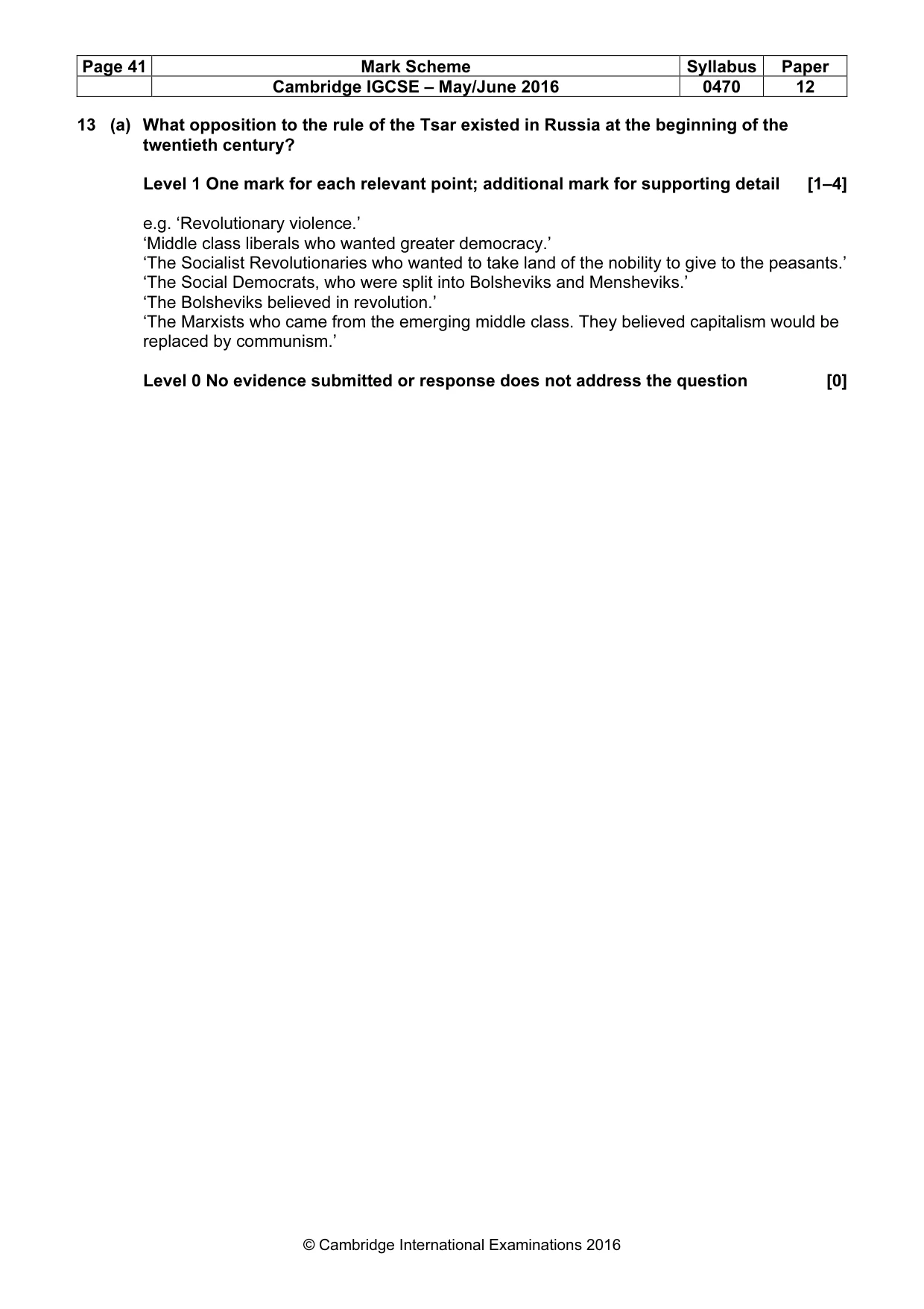 Mark scheme, page 41 of 71