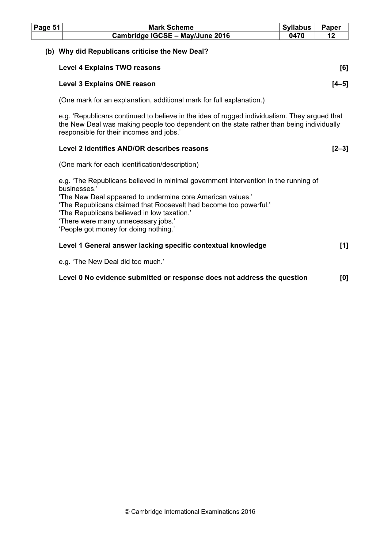 Mark scheme, page 51 of 71