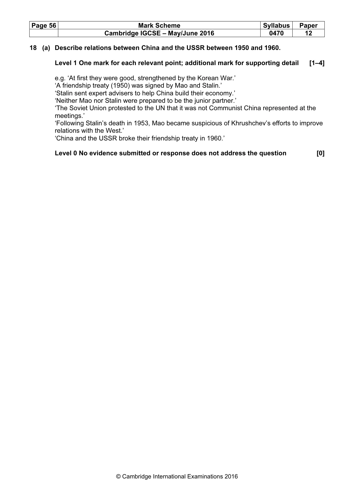 Mark scheme, page 56 of 71