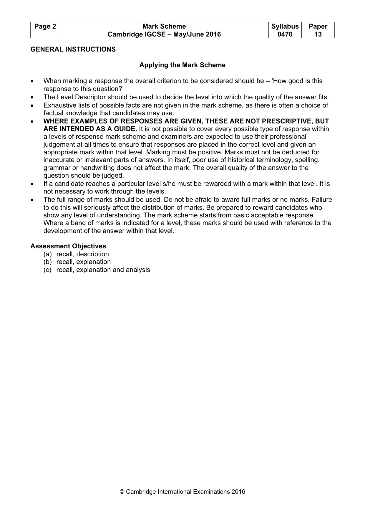 Mark scheme, page 2 of 68