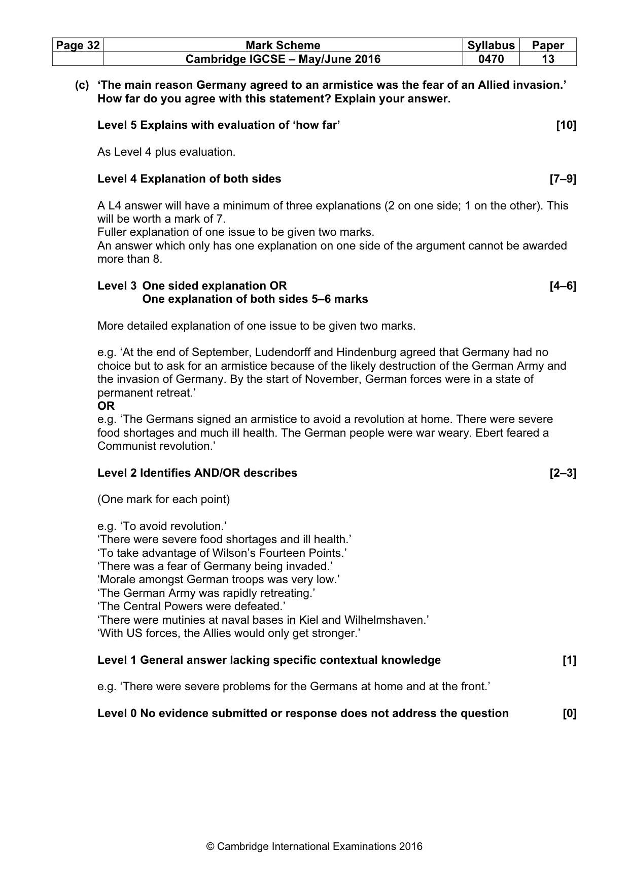 Mark scheme, page 32 of 68