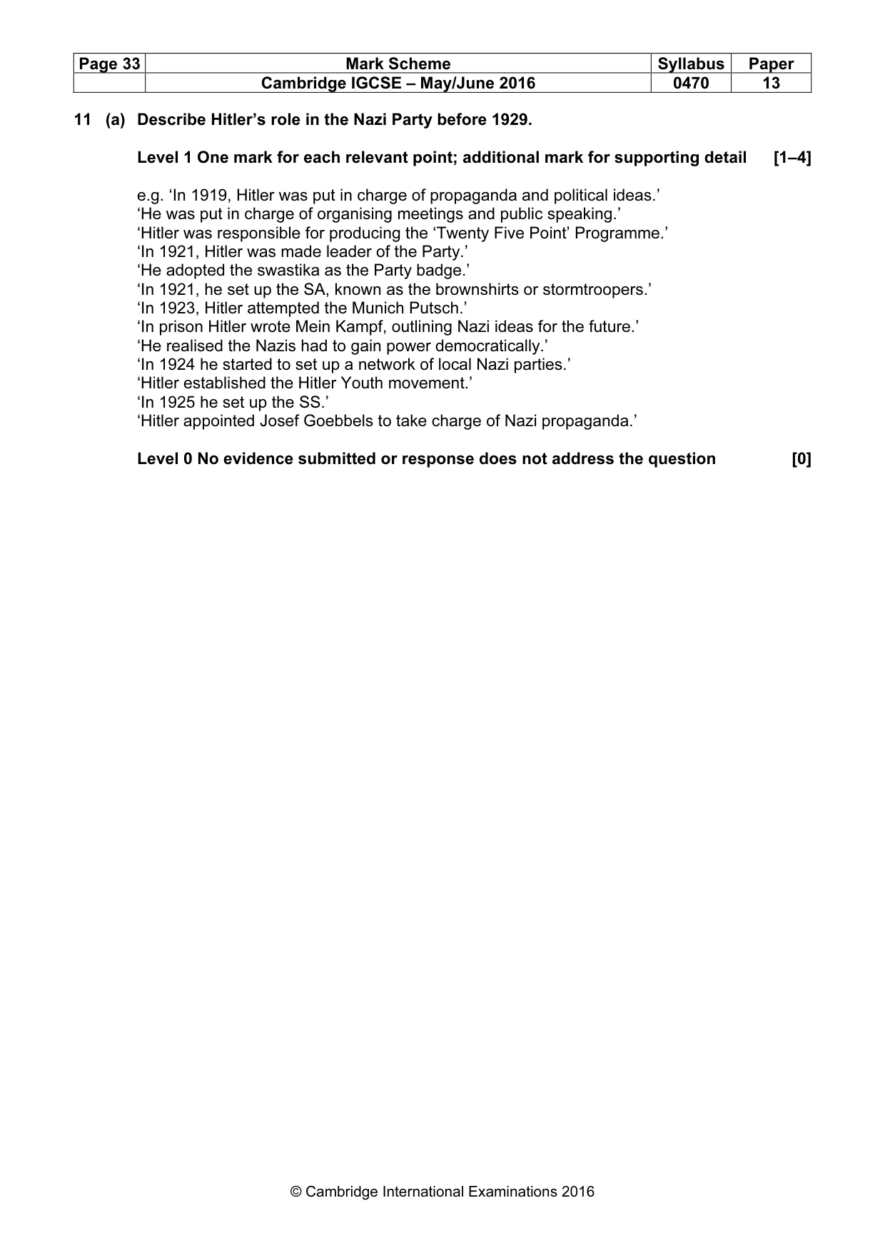 Mark scheme, page 33 of 68
