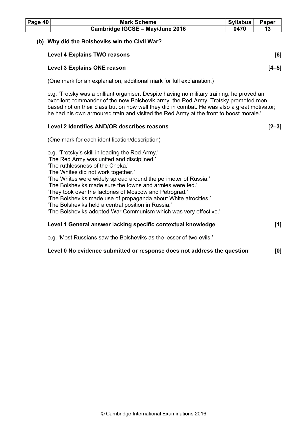 Mark scheme, page 40 of 68