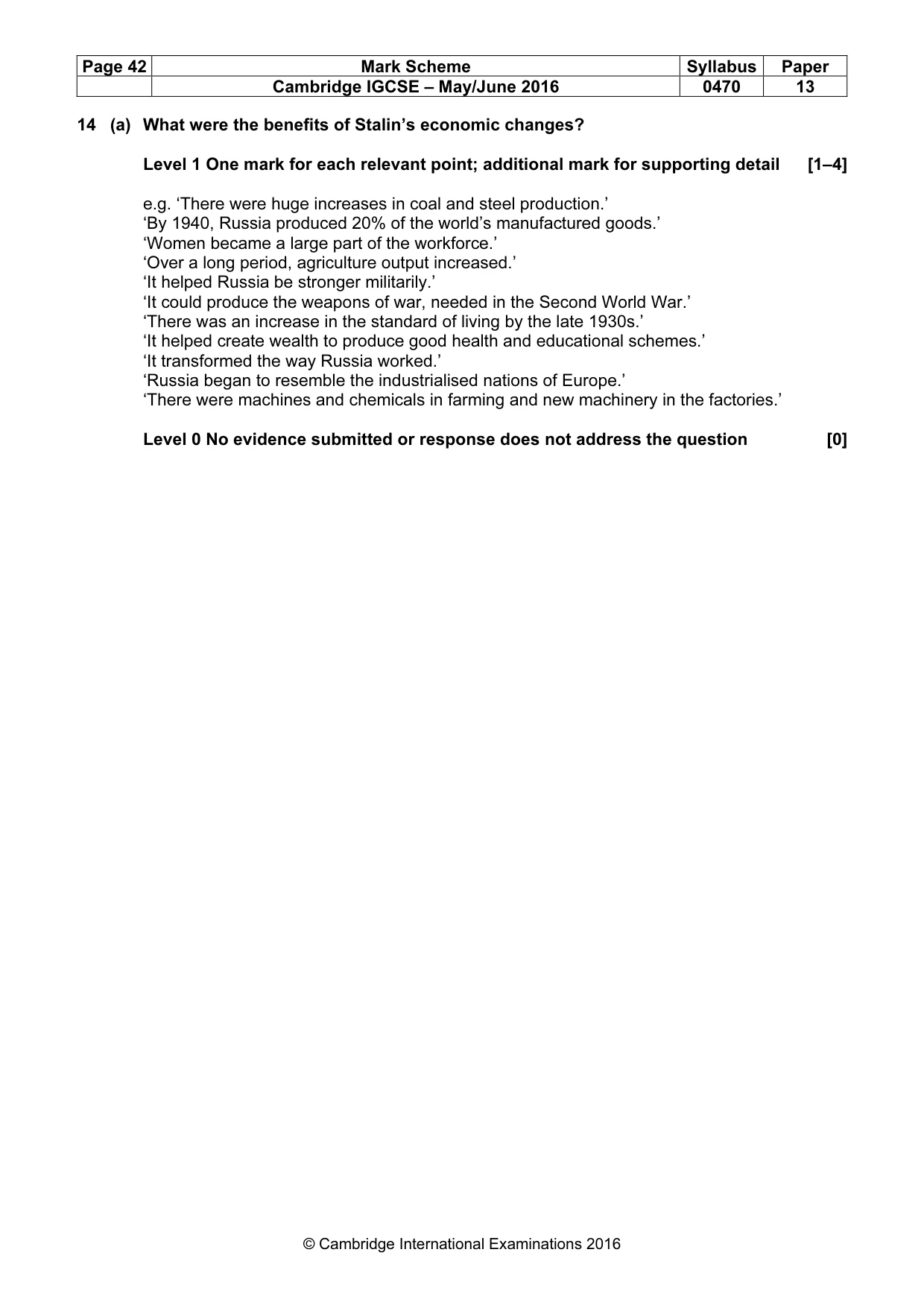 Mark scheme, page 42 of 68