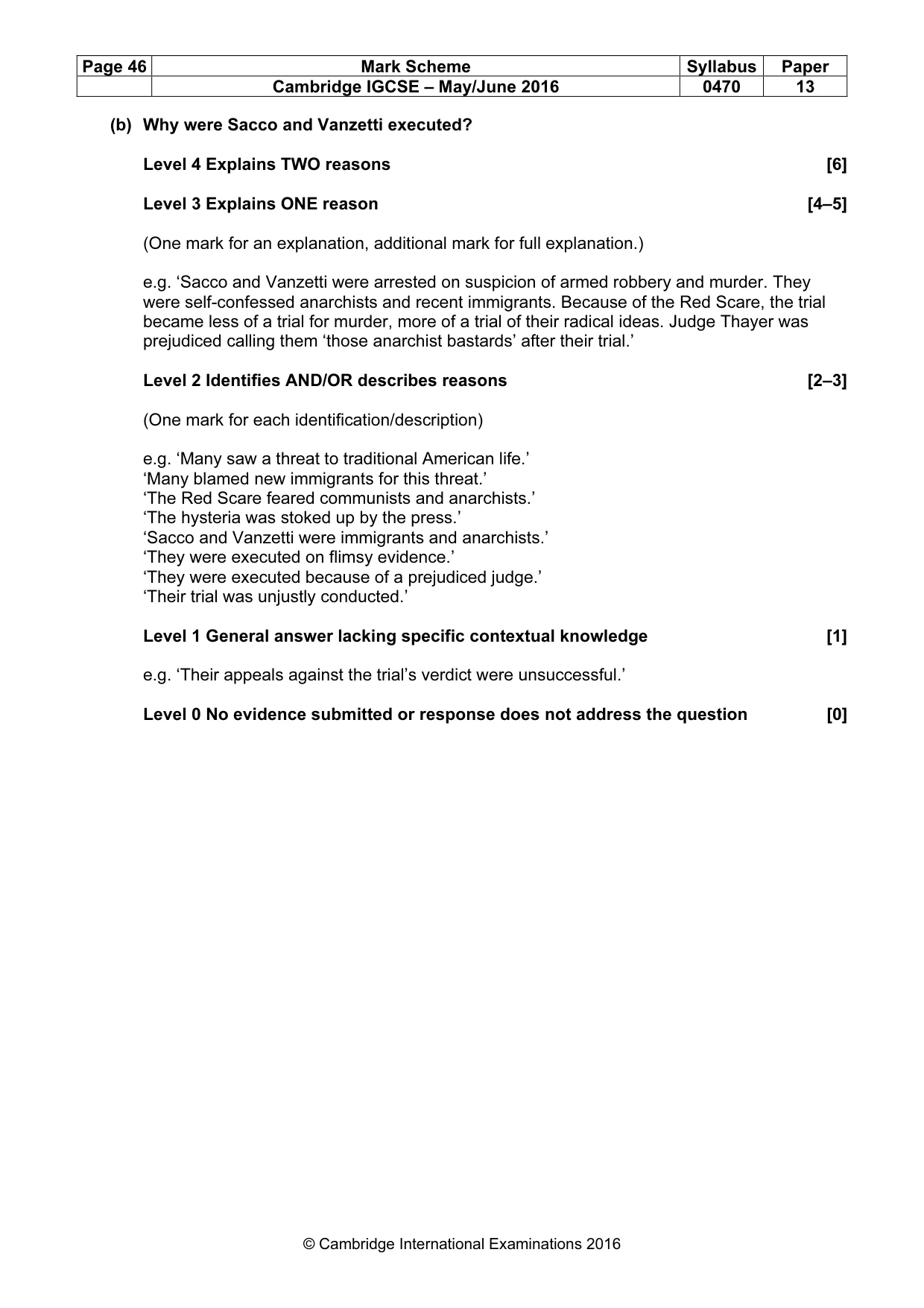Mark scheme, page 46 of 68