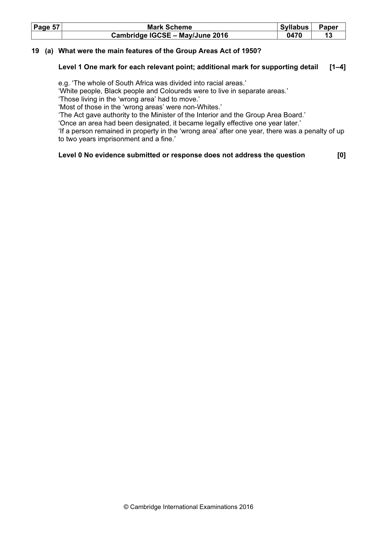 Mark scheme, page 57 of 68
