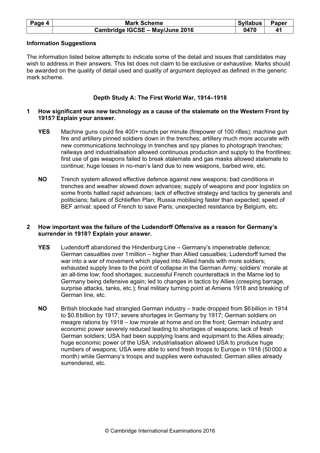 Mark scheme, page 4 of 11