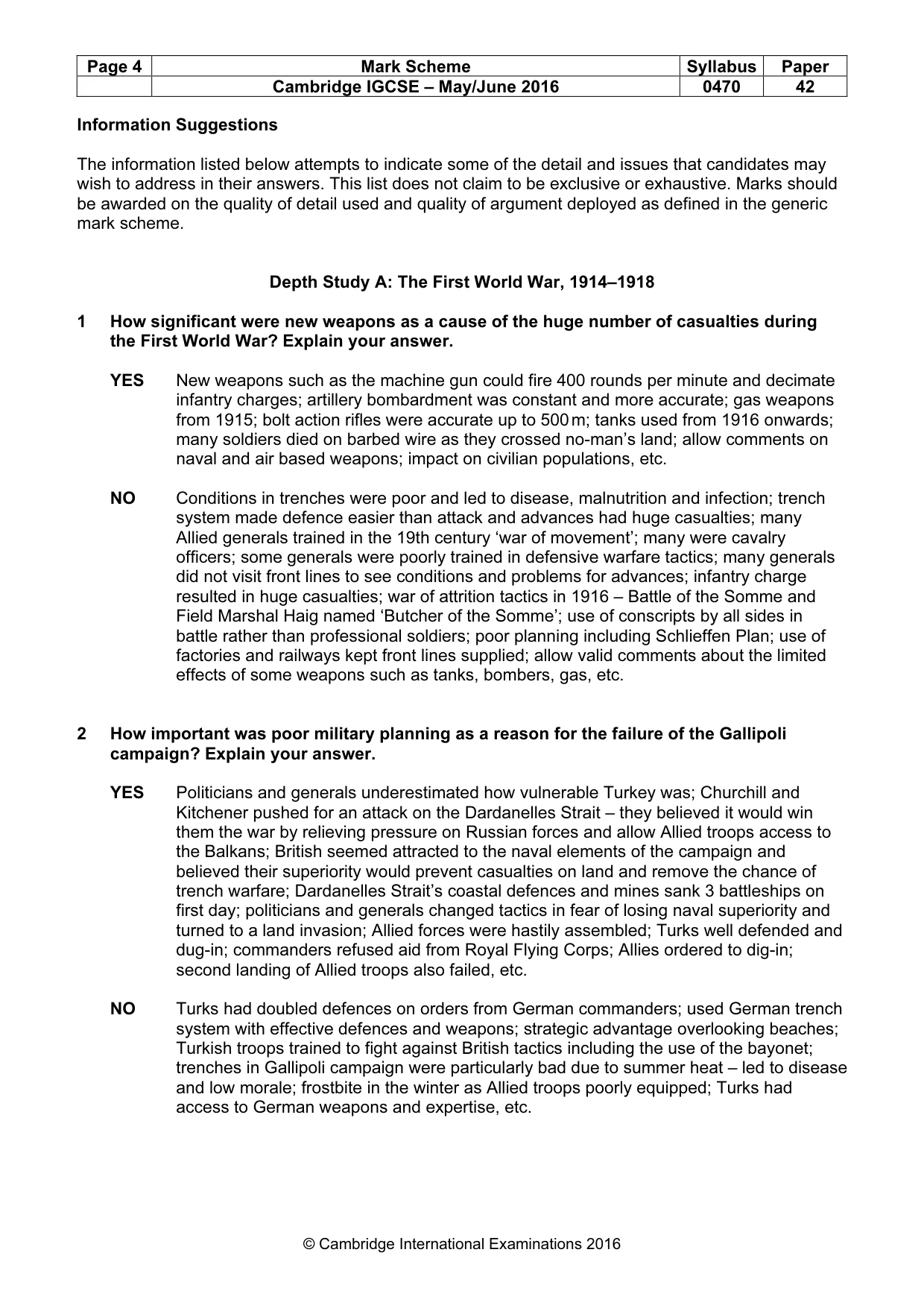 Mark scheme, page 4 of 11