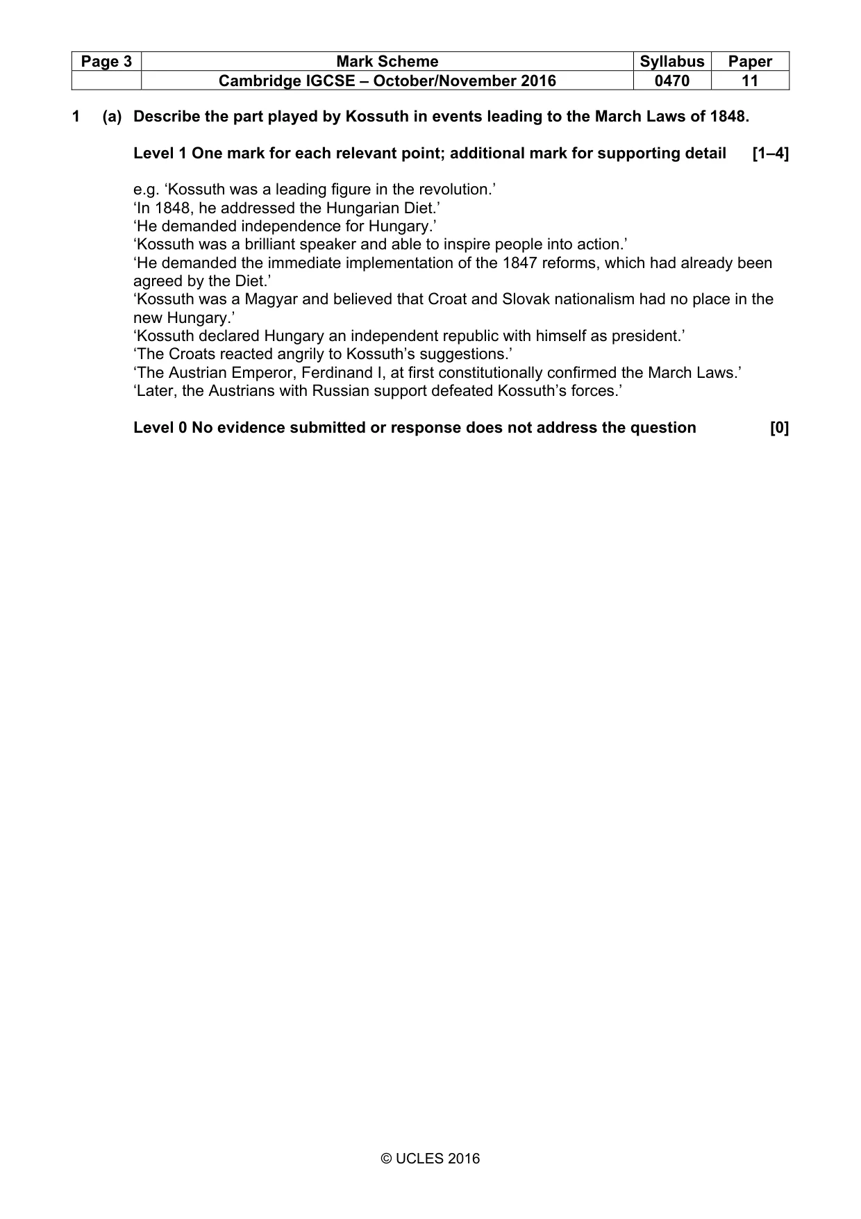 Mark scheme, page 3 of 69