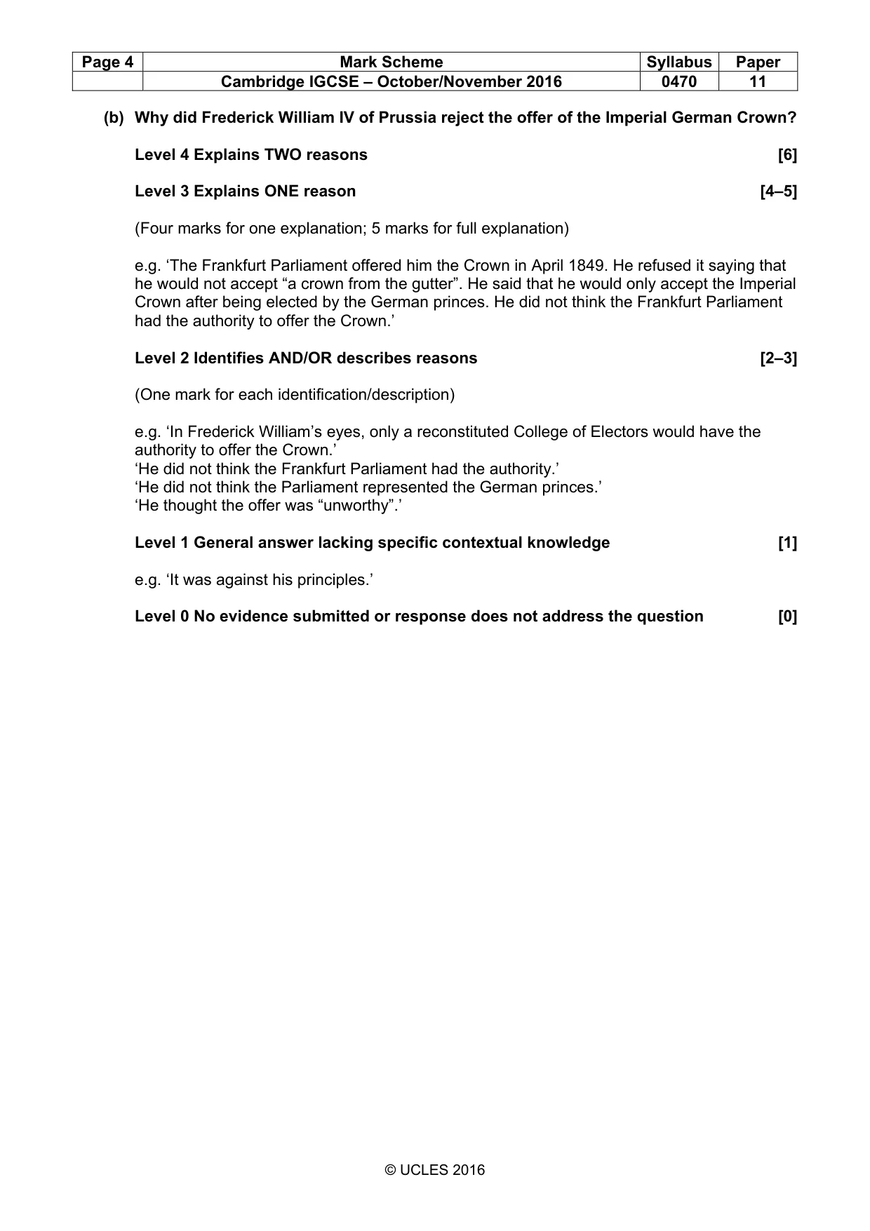 Mark scheme, page 4 of 69