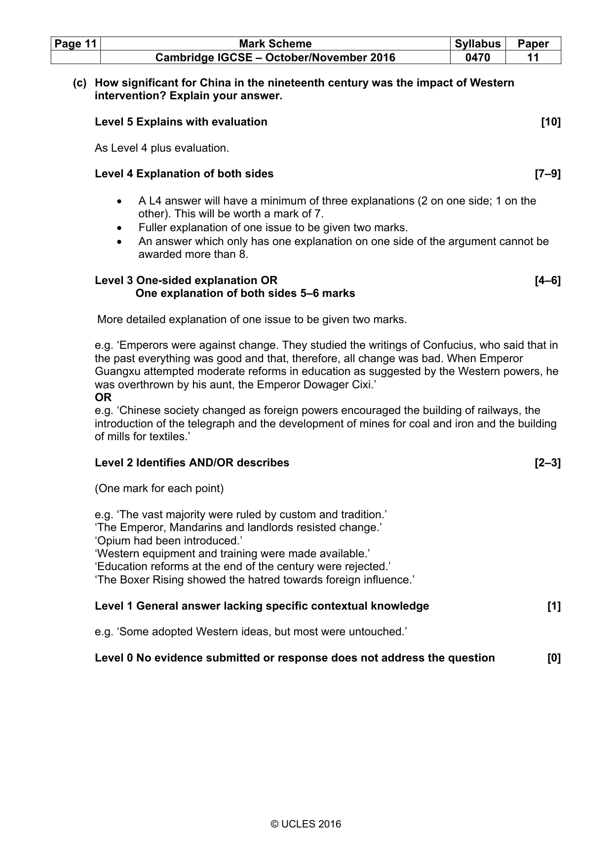 Mark scheme, page 11 of 69