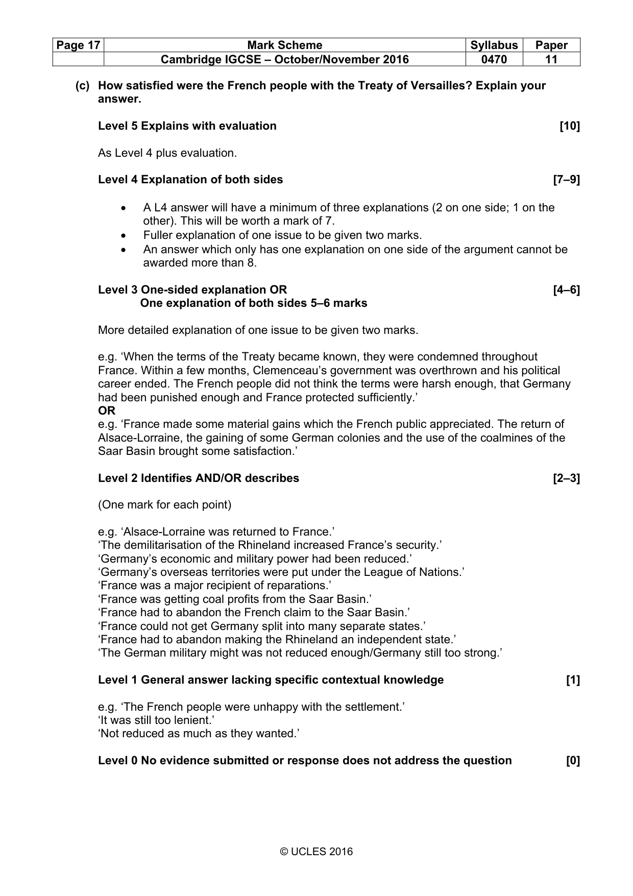 Mark scheme, page 17 of 69