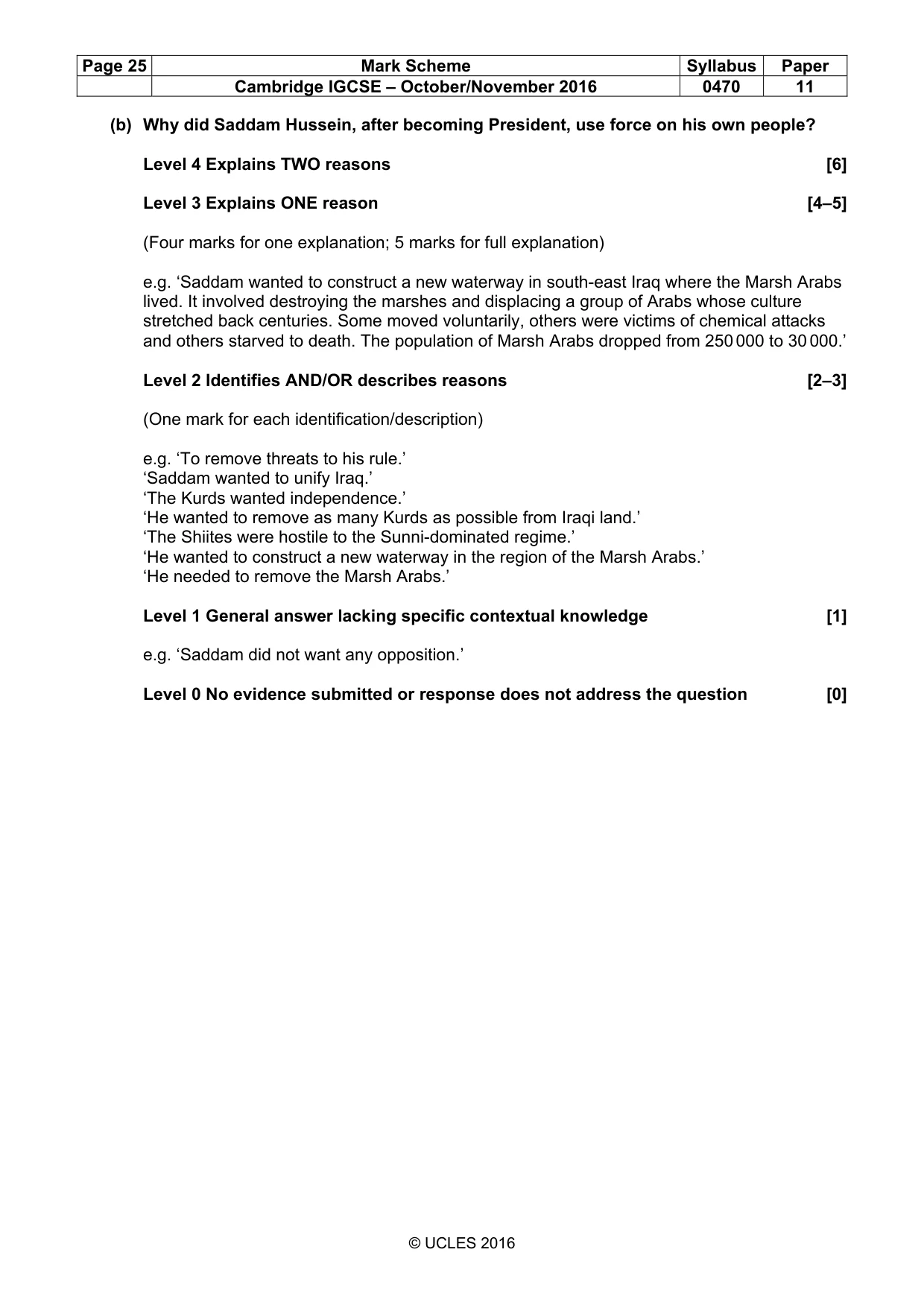 Mark scheme, page 25 of 69