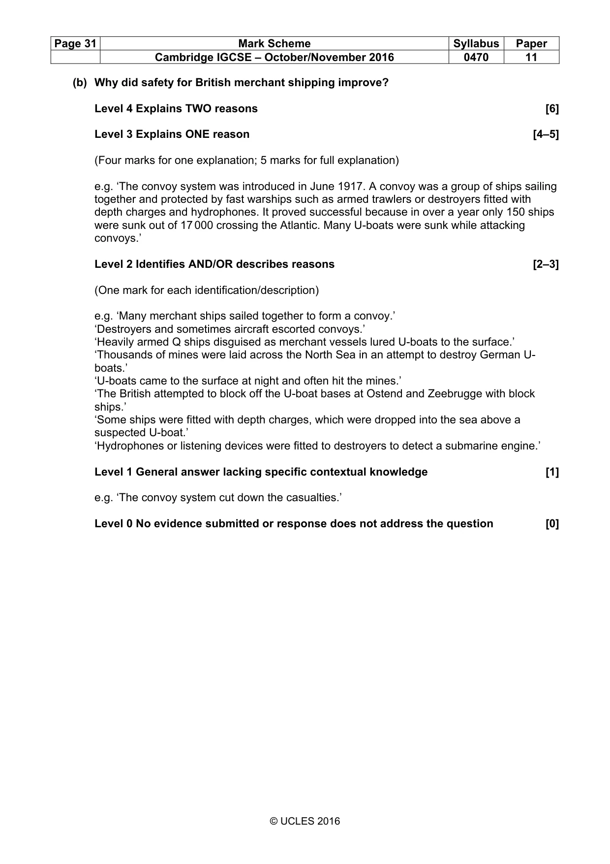 Mark scheme, page 31 of 69