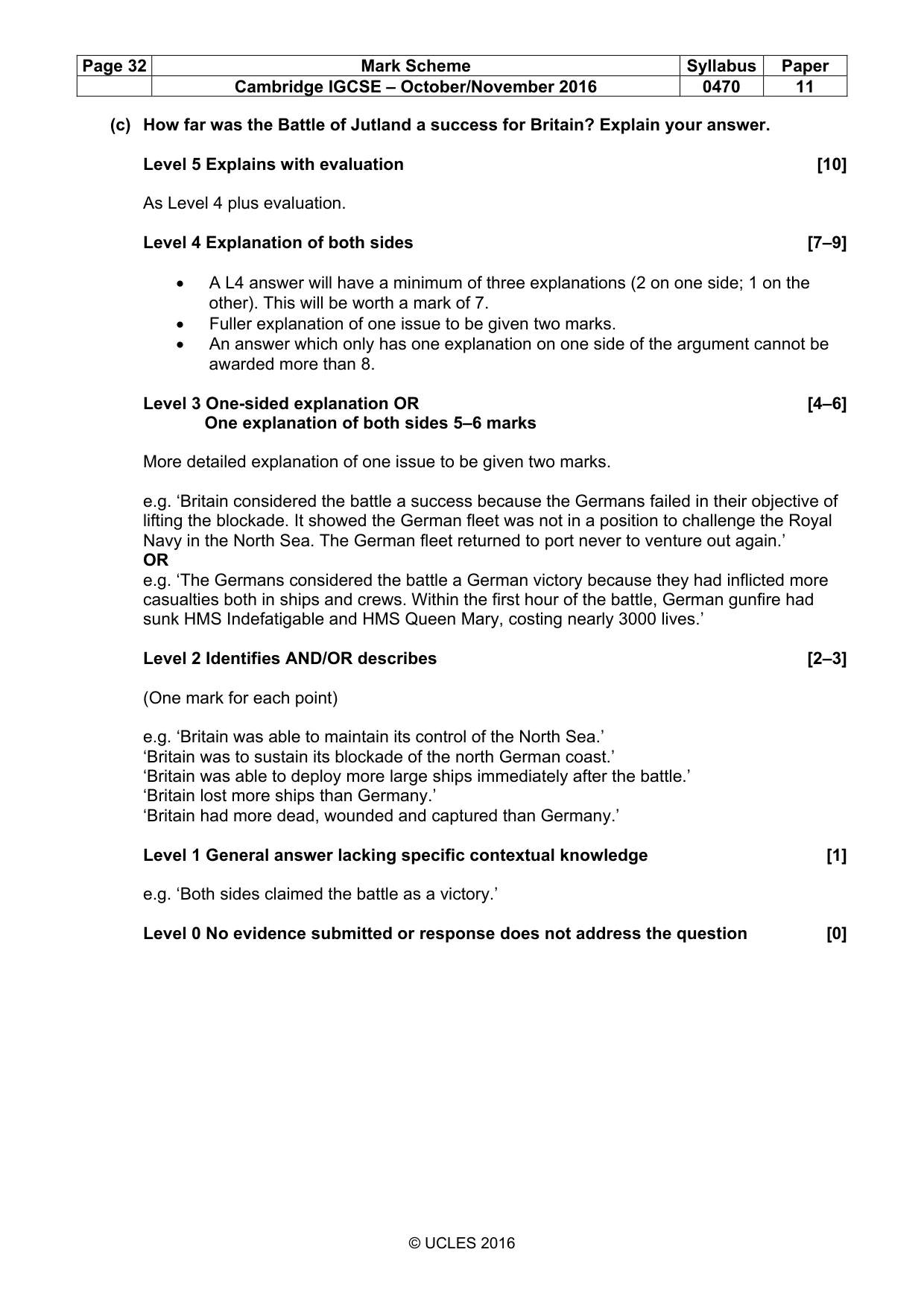 Mark scheme, page 32 of 69