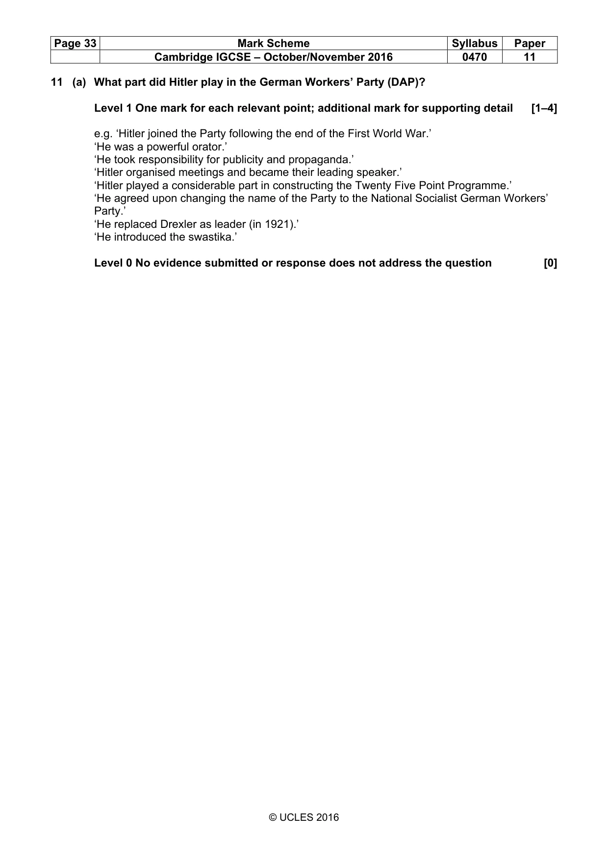 Mark scheme, page 33 of 69