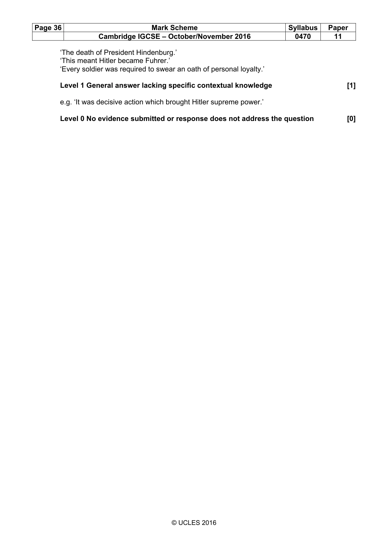 Mark scheme, page 36 of 69
