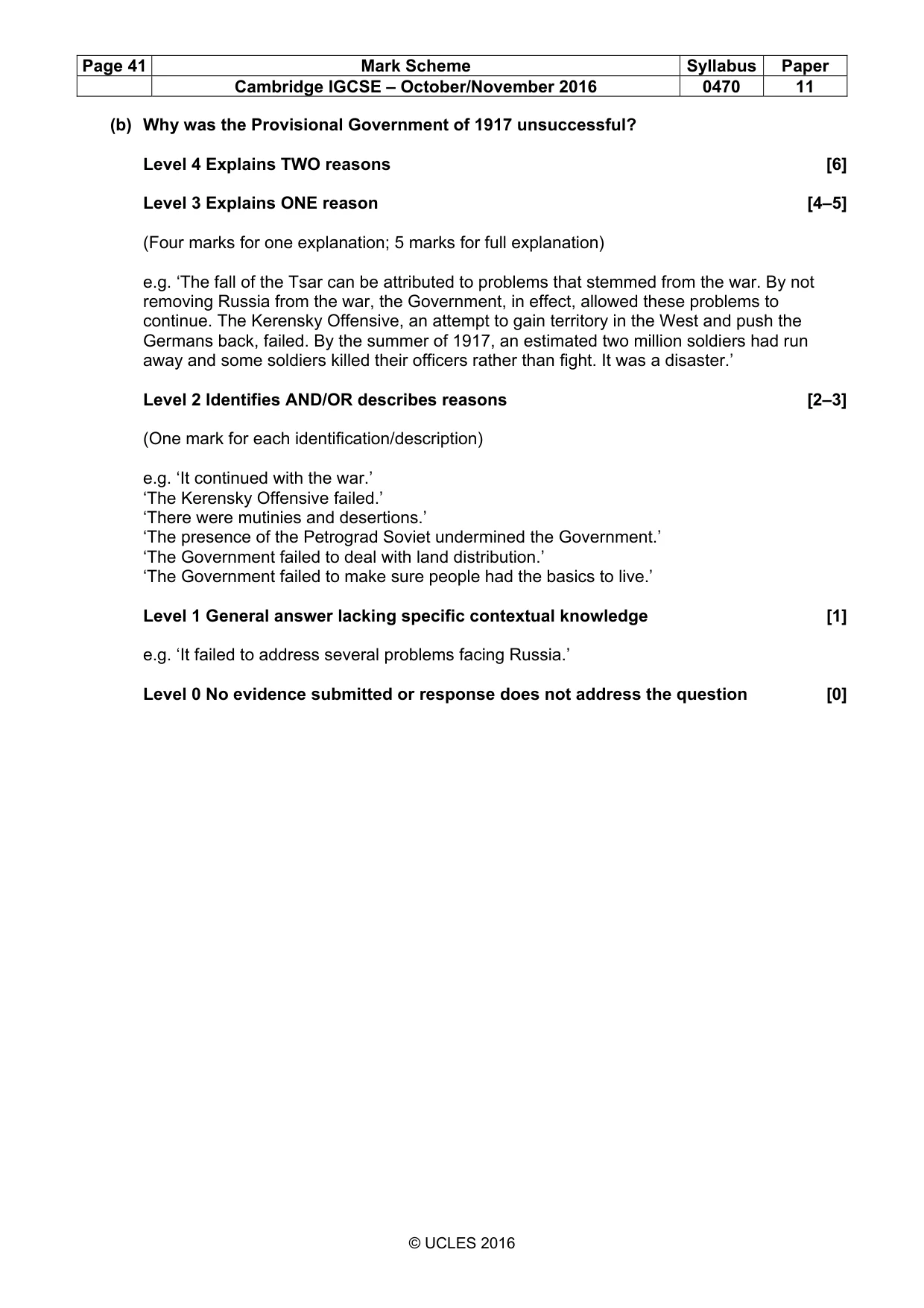 Mark scheme, page 41 of 69