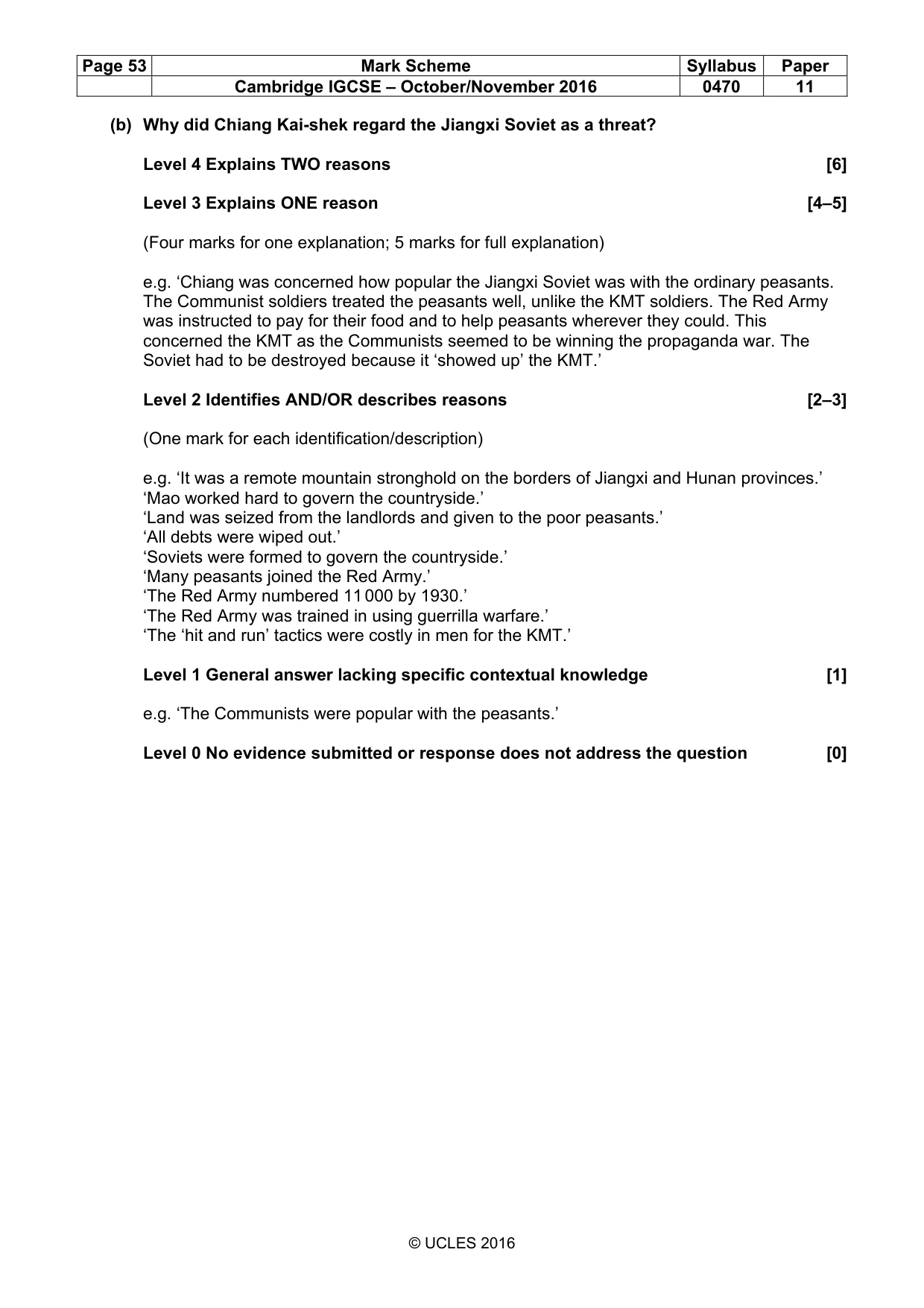 Mark scheme, page 53 of 69