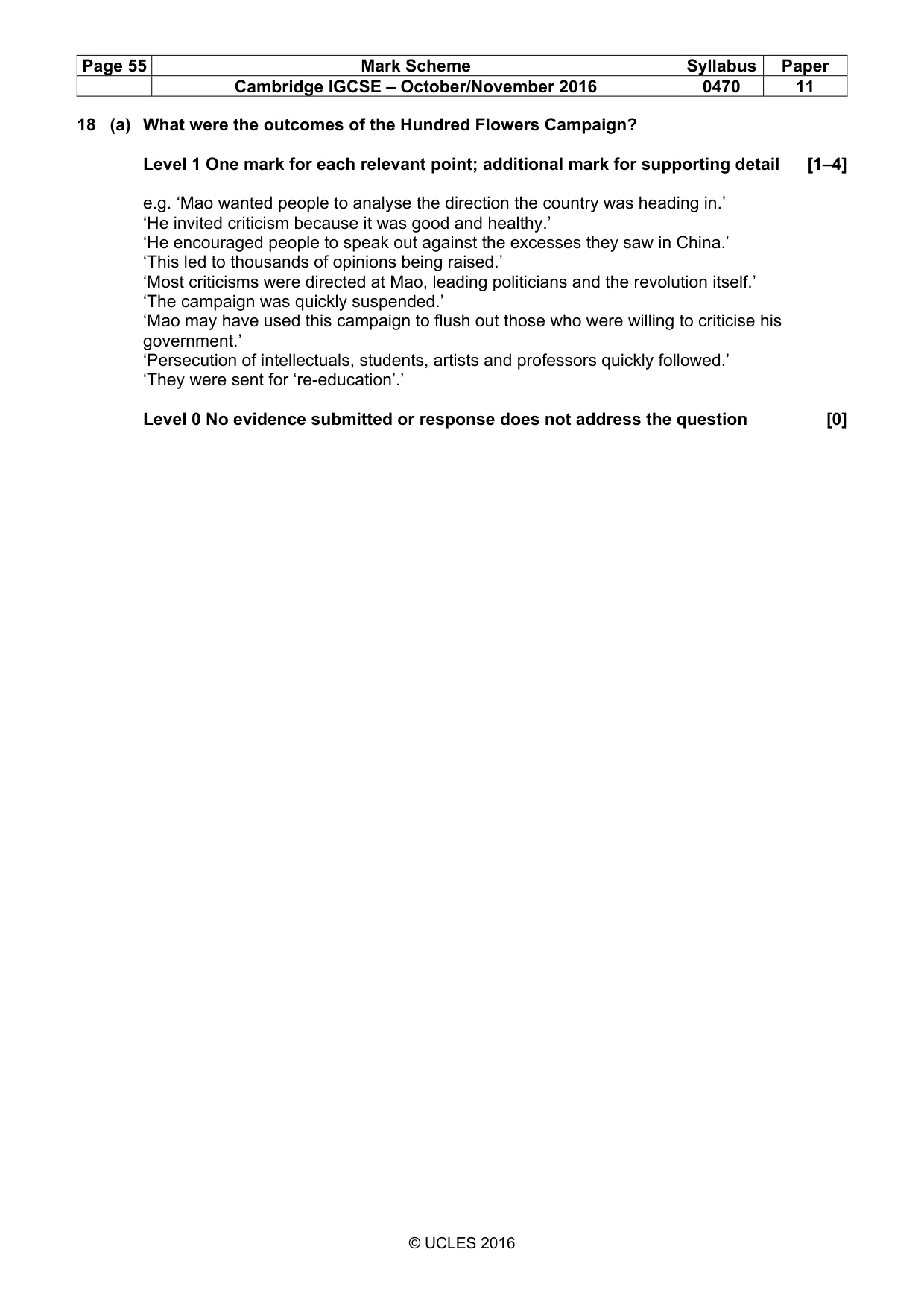 Mark scheme, page 55 of 69