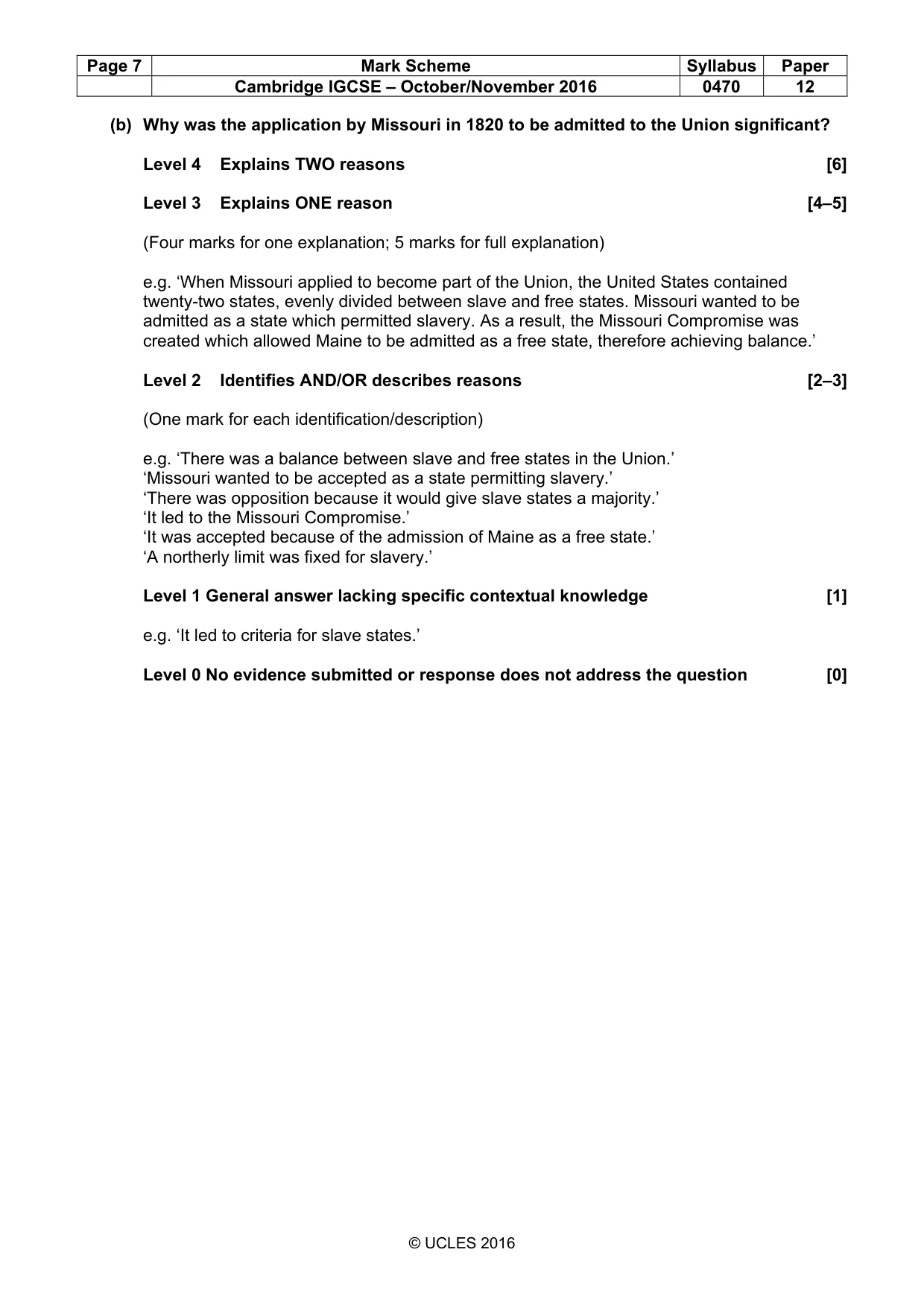 Mark scheme, page 7 of 68