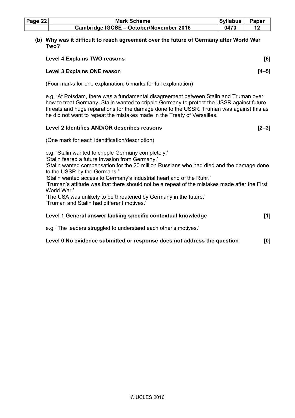 Mark scheme, page 22 of 68