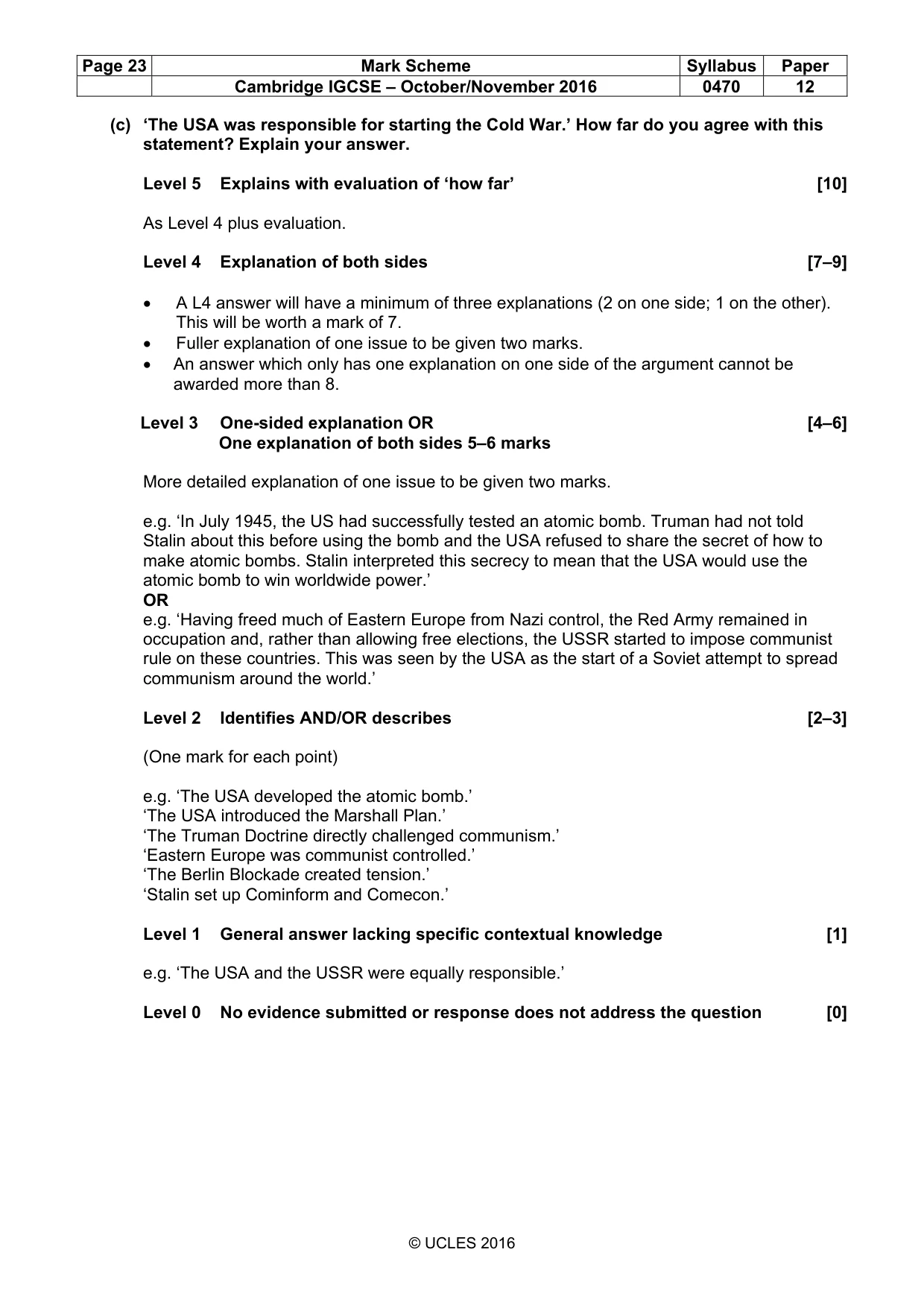 Mark scheme, page 23 of 68