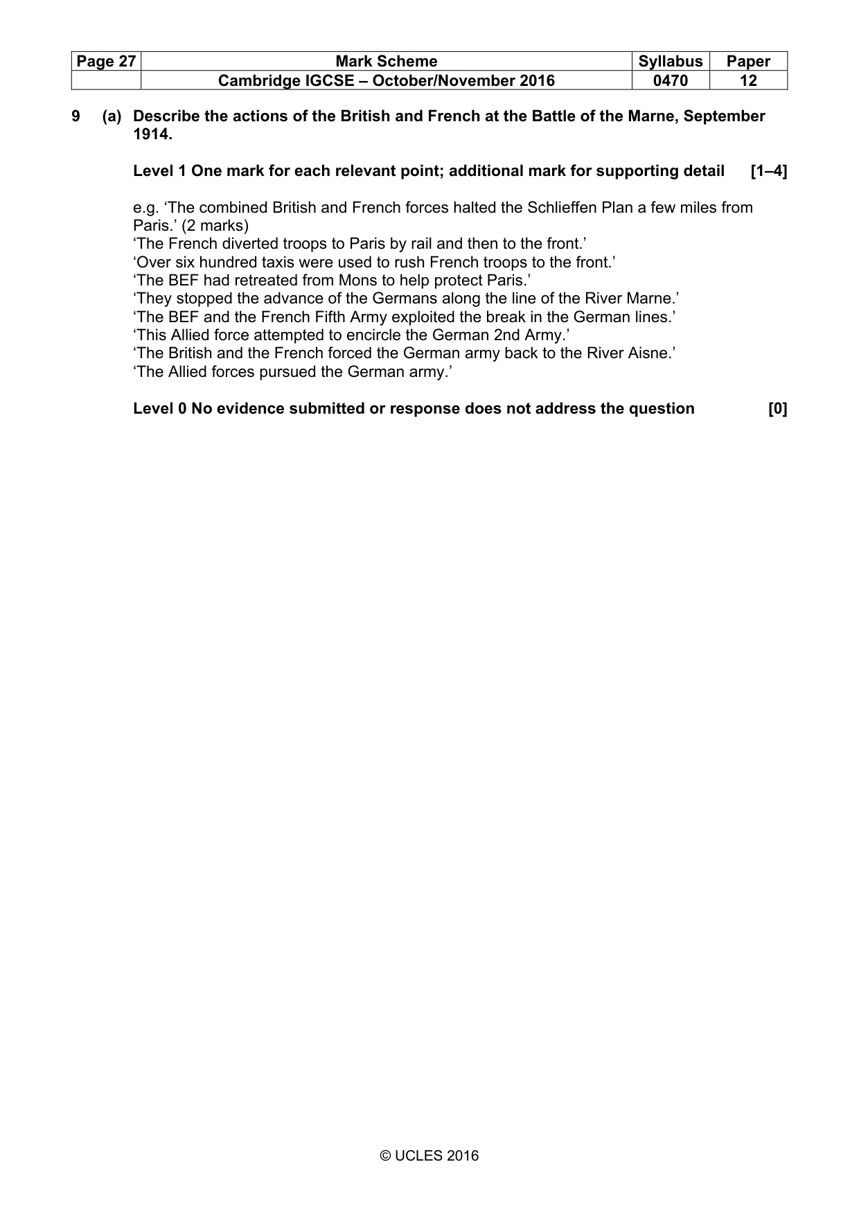 Mark scheme, page 27 of 68