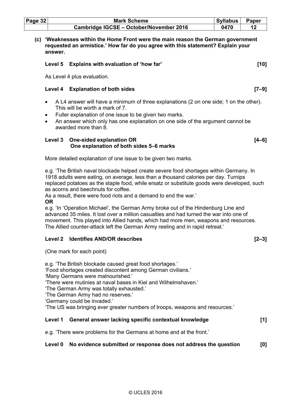 Mark scheme, page 32 of 68