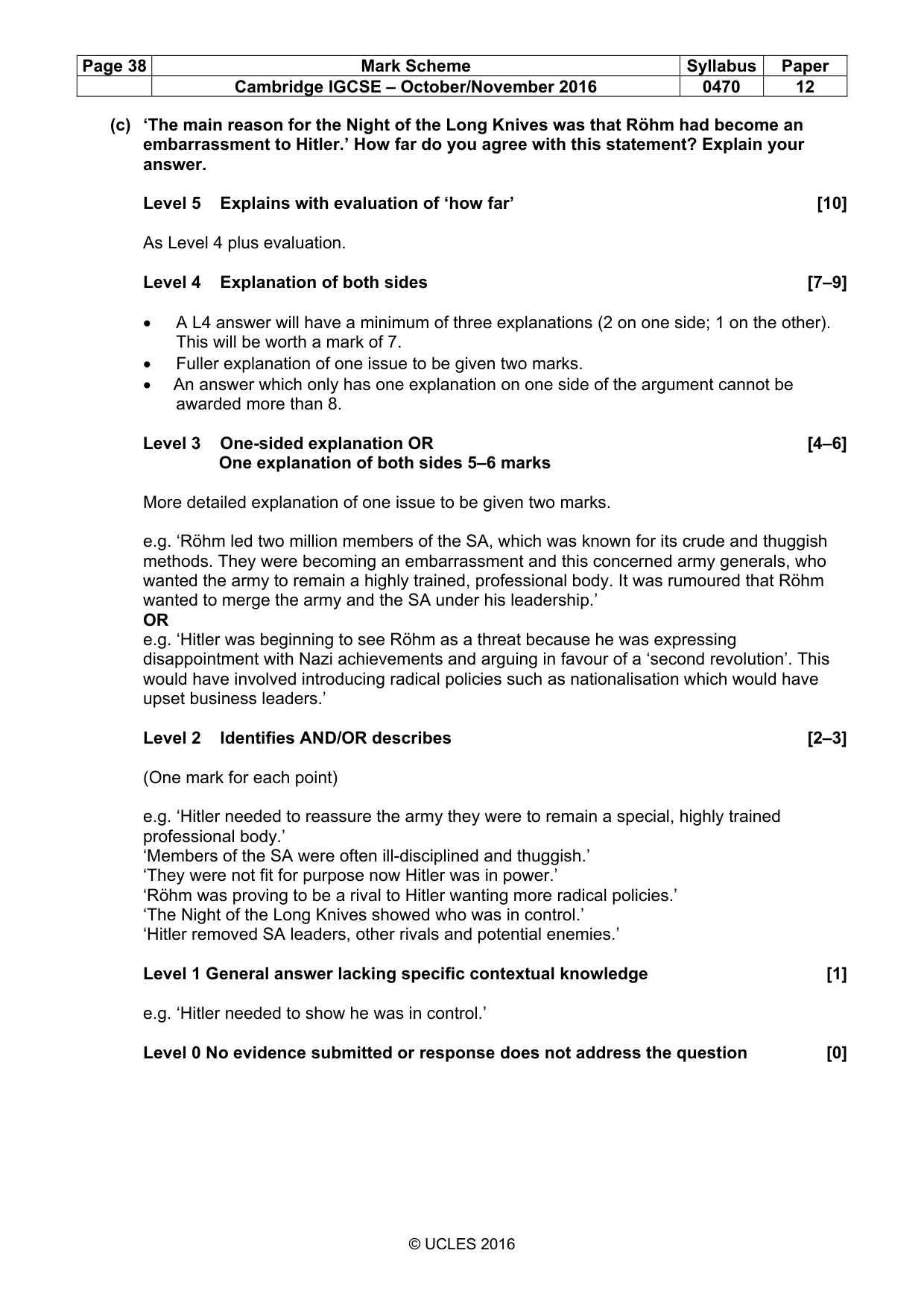 Mark scheme, page 38 of 68