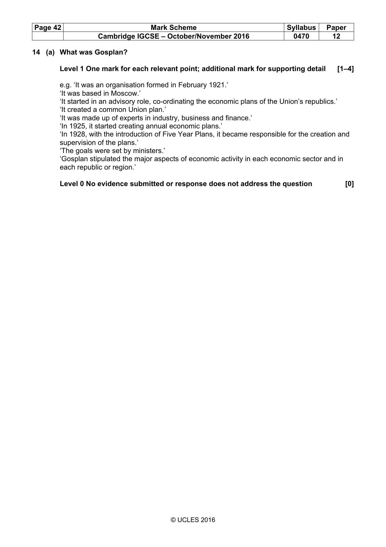 Mark scheme, page 42 of 68