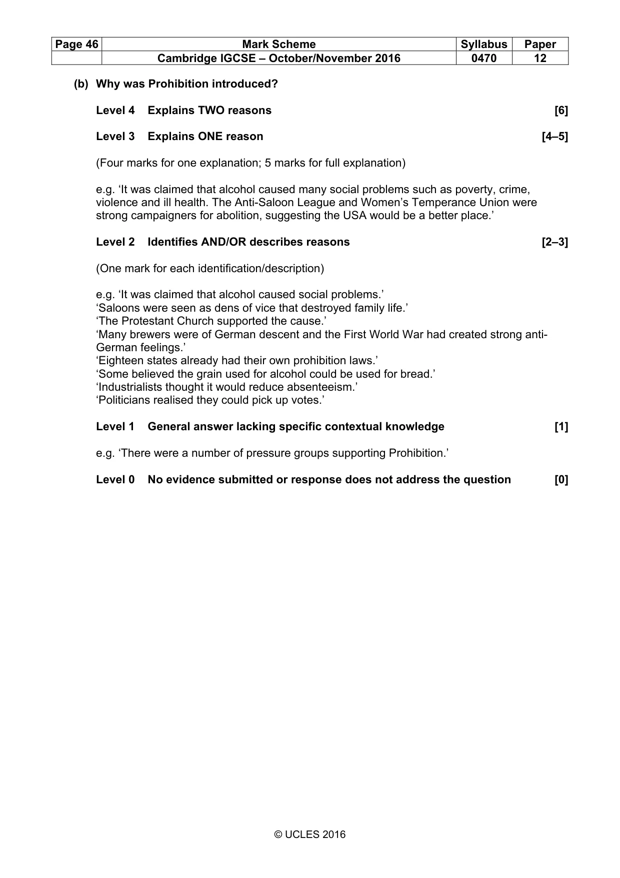 Mark scheme, page 46 of 68