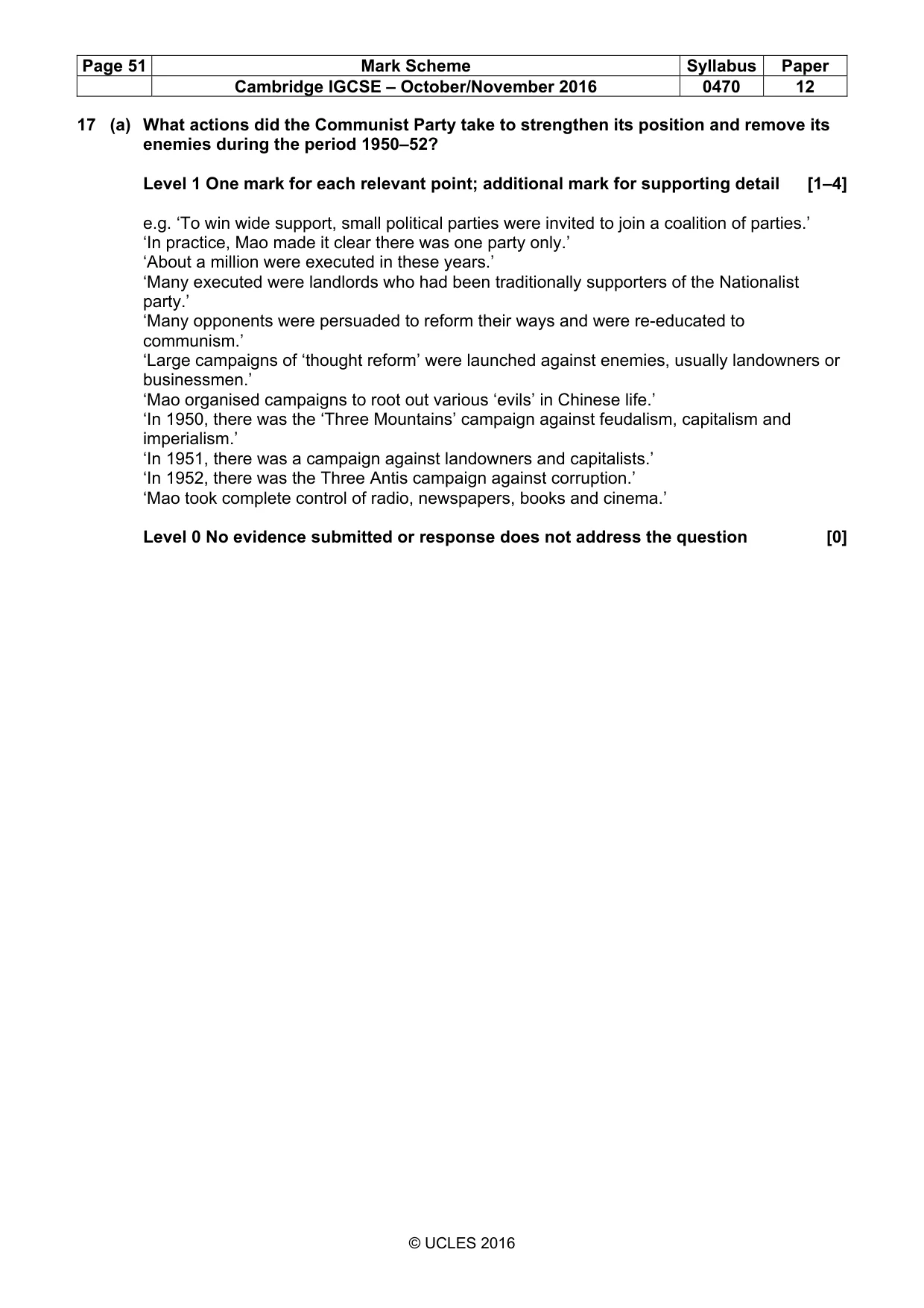 Mark scheme, page 51 of 68