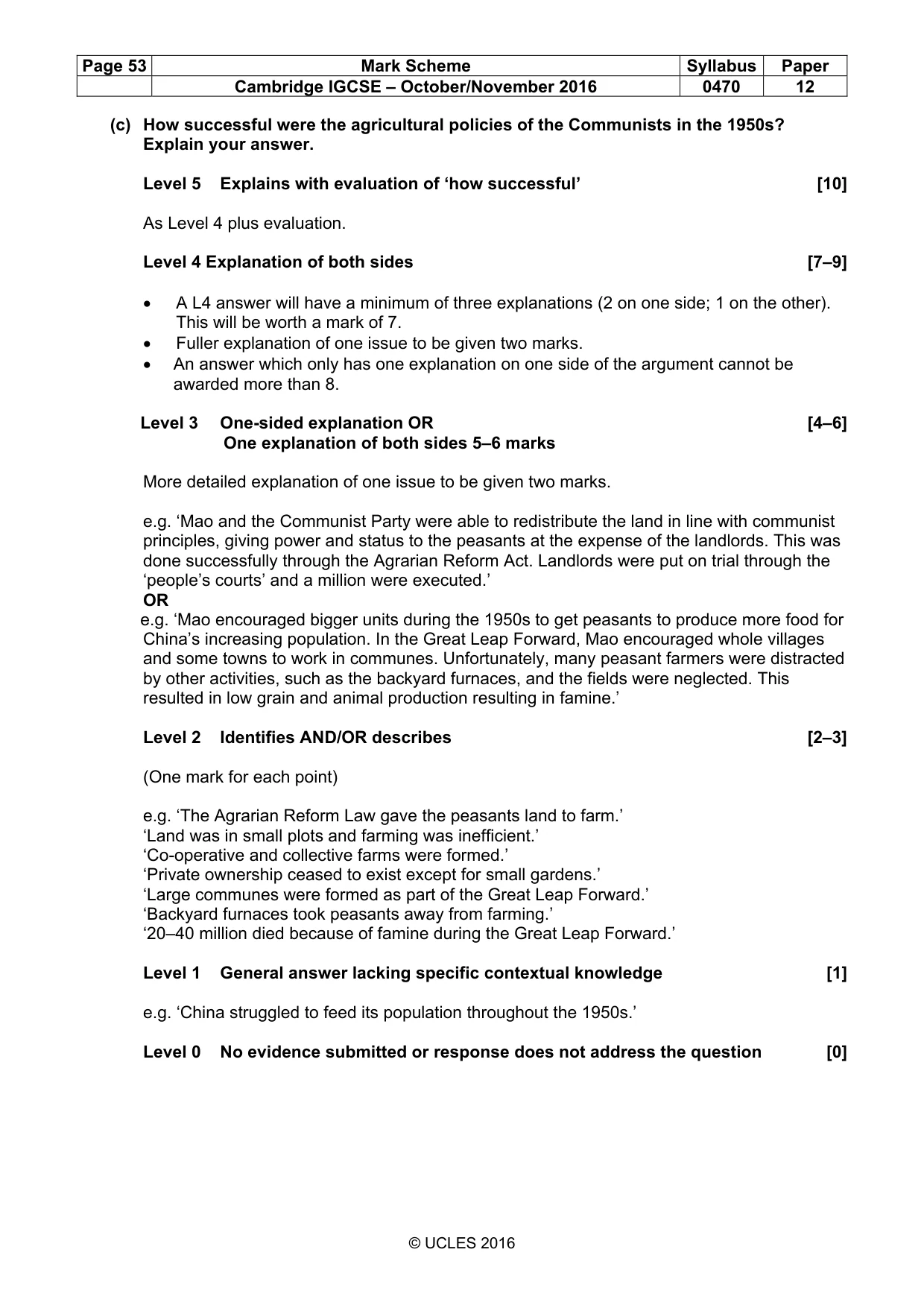 Mark scheme, page 53 of 68
