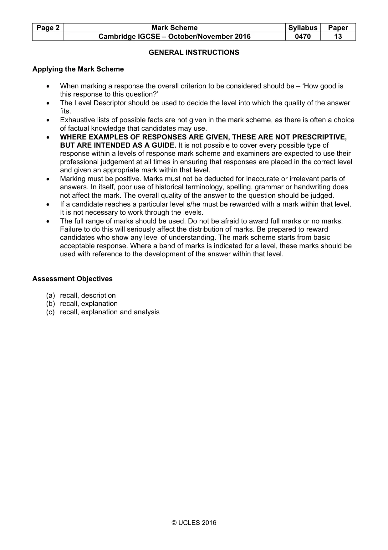 Mark scheme, page 2 of 68