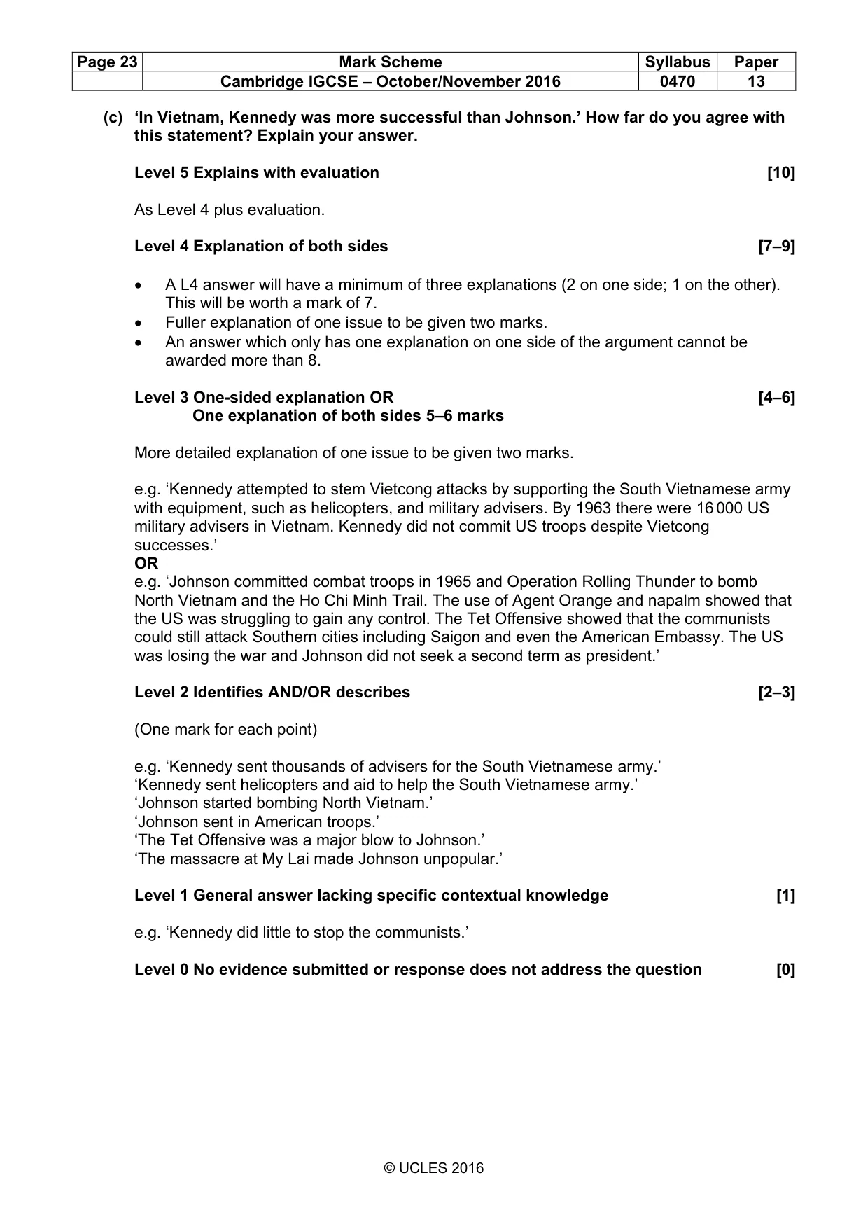 Mark scheme, page 23 of 68