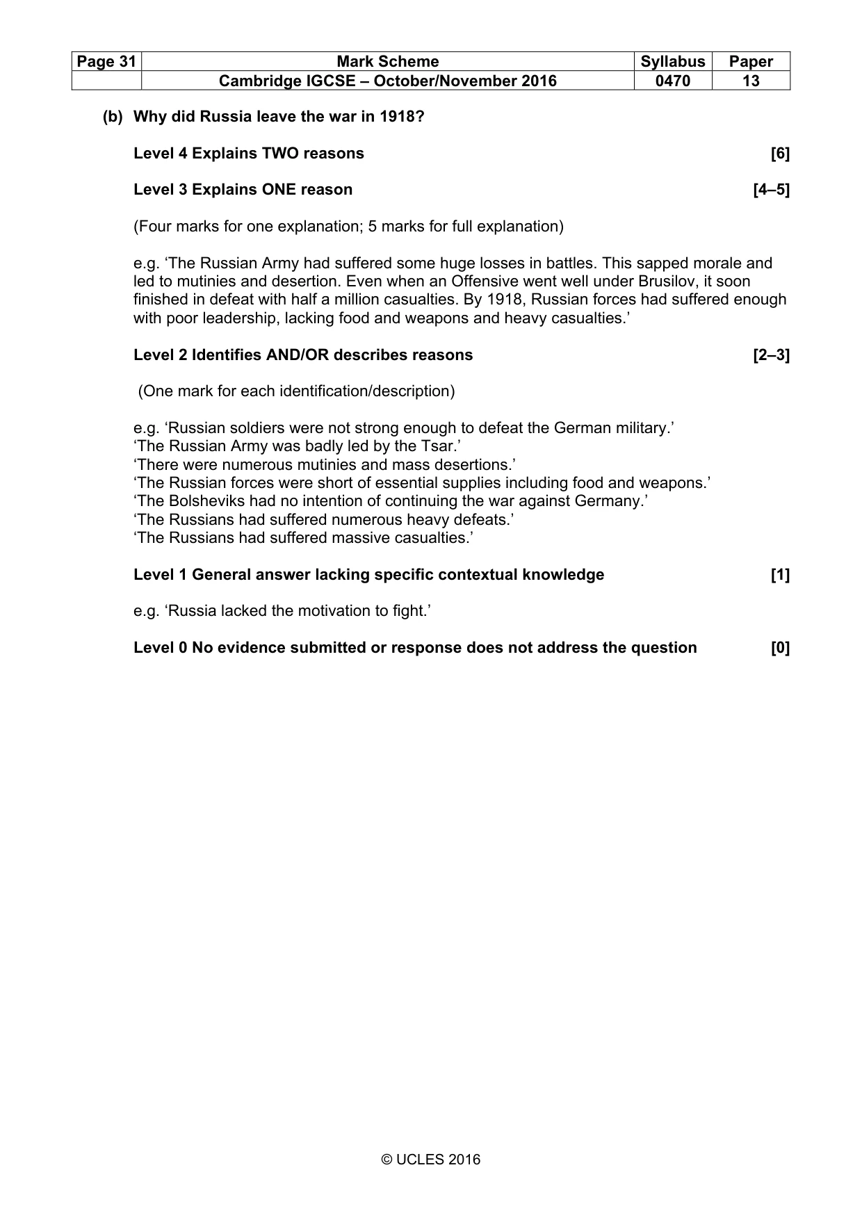 Mark scheme, page 31 of 68