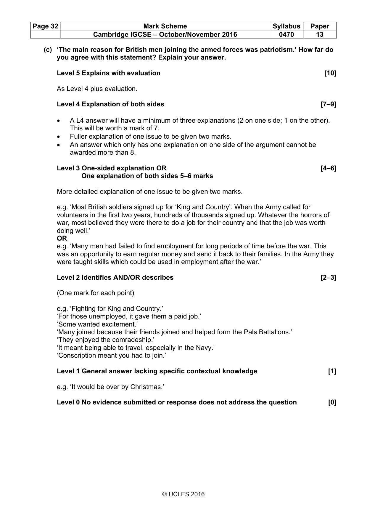 Mark scheme, page 32 of 68